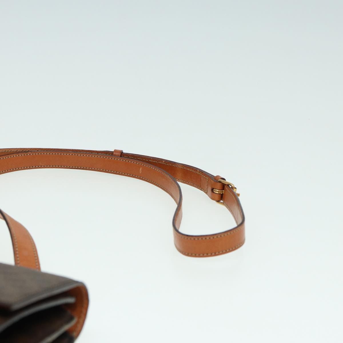 Celine CELINE Macadam Canvas Shoulder Bag Pvc Leather Brown Size ONE SIZE - 8 Thumbnail