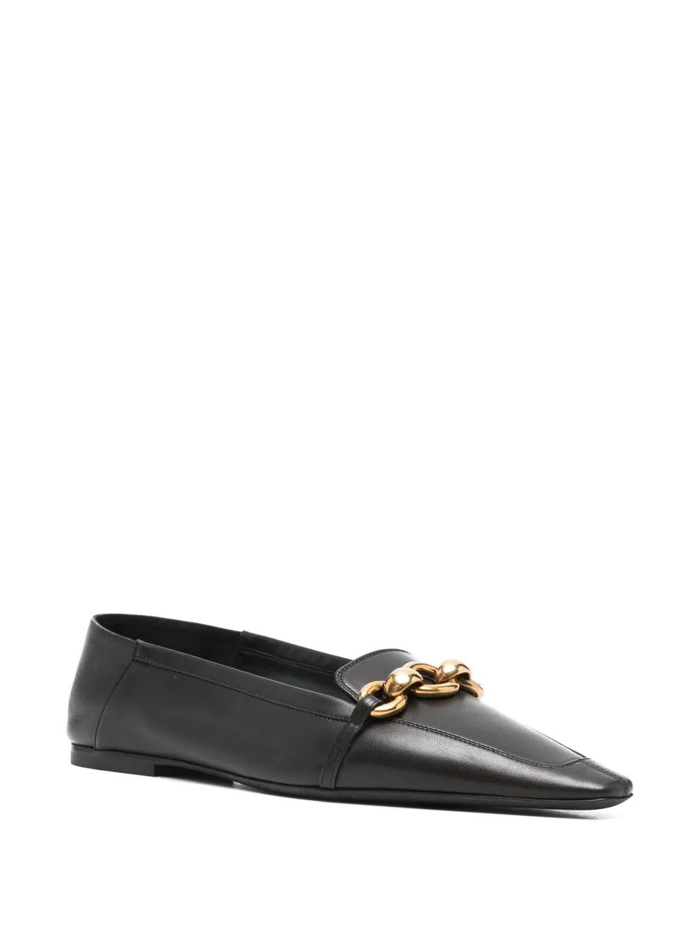 Saint Laurent Paris o1s1wg110825 Chain Loafers in Cedar Brown Size US 11 / IT 41 - 2 Thumbnail