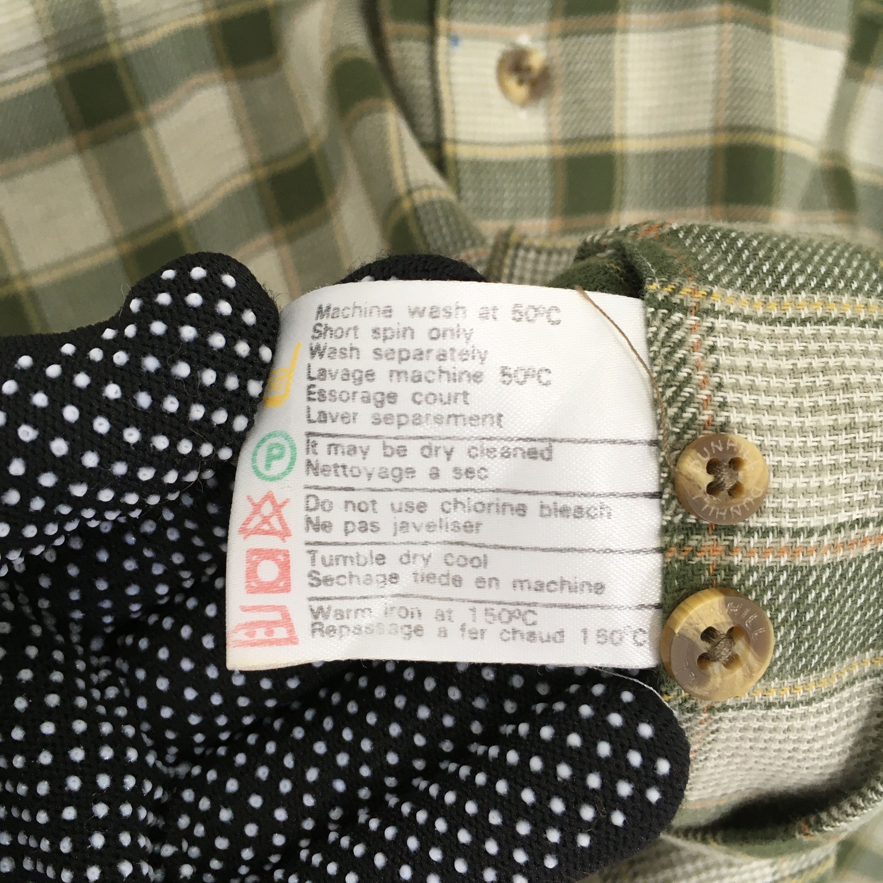 Alfred Dunhill × Flannel Vintage Dunhill Plaid Shadow Checkered Flannel Shirt XLarge Size US XL / EU 56 / 4 - 6 Thumbnail