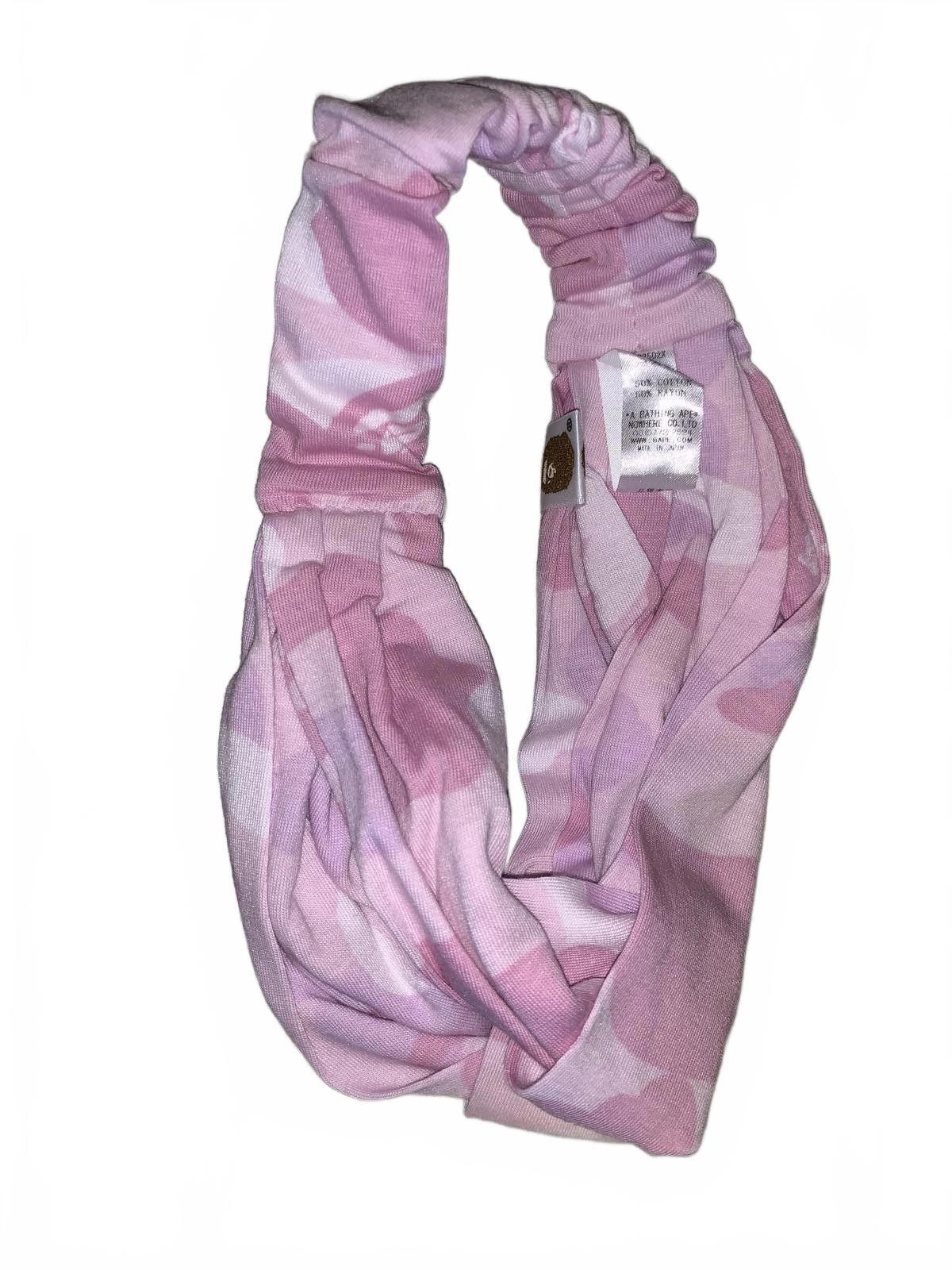 Bape BAPE Pink Headband - A Bathing Ape - Rare - 50% Cotton Size ONE SIZE - 3 Thumbnail