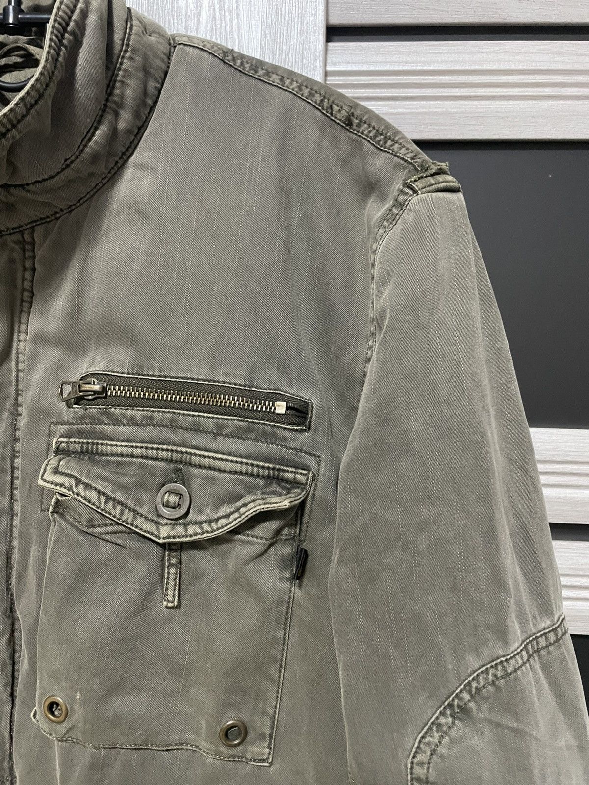 Alpha Industries × Vintage Vintage 90s Alpha Industries Sherpa Lined Field Jacket USA Size US XL / EU 56 / 4 - 5 Thumbnail
