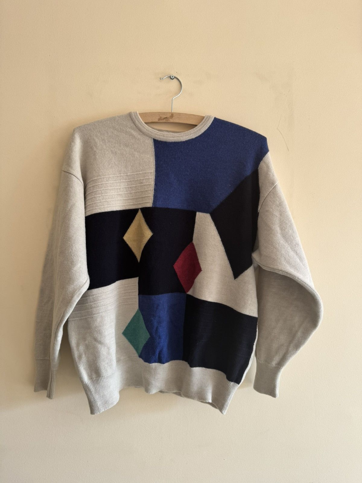Vintage Vintage MARZ München Pure New Wool Sweater – 80s Size M / US 6-8 / IT 42-44 - 4 Thumbnail