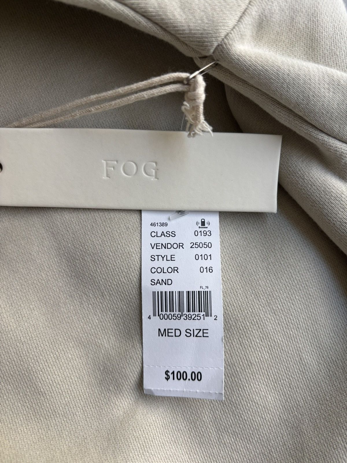 Fear of God Fear of God x Pacsun Beige Sidezip Mockneck Sweatshirt US M Size US M / EU 48-50 / 2 - 5 Thumbnail
