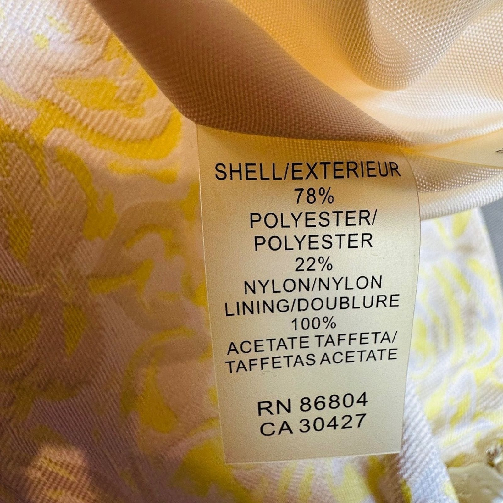 Magaschoni Magaschoni Jacquard Pleated Skirt - Buttercup Combo 10 Size 32" / US 10 / IT 46 - 15 Thumbnail