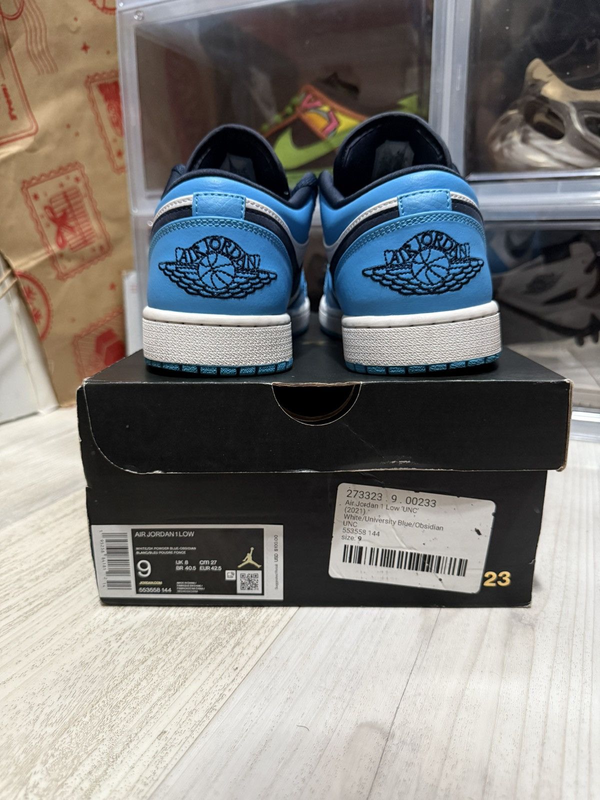 Jordan Brand Air Jordan 1 Low UNC 2021 Size US 9 / EU 42 - 5 Thumbnail