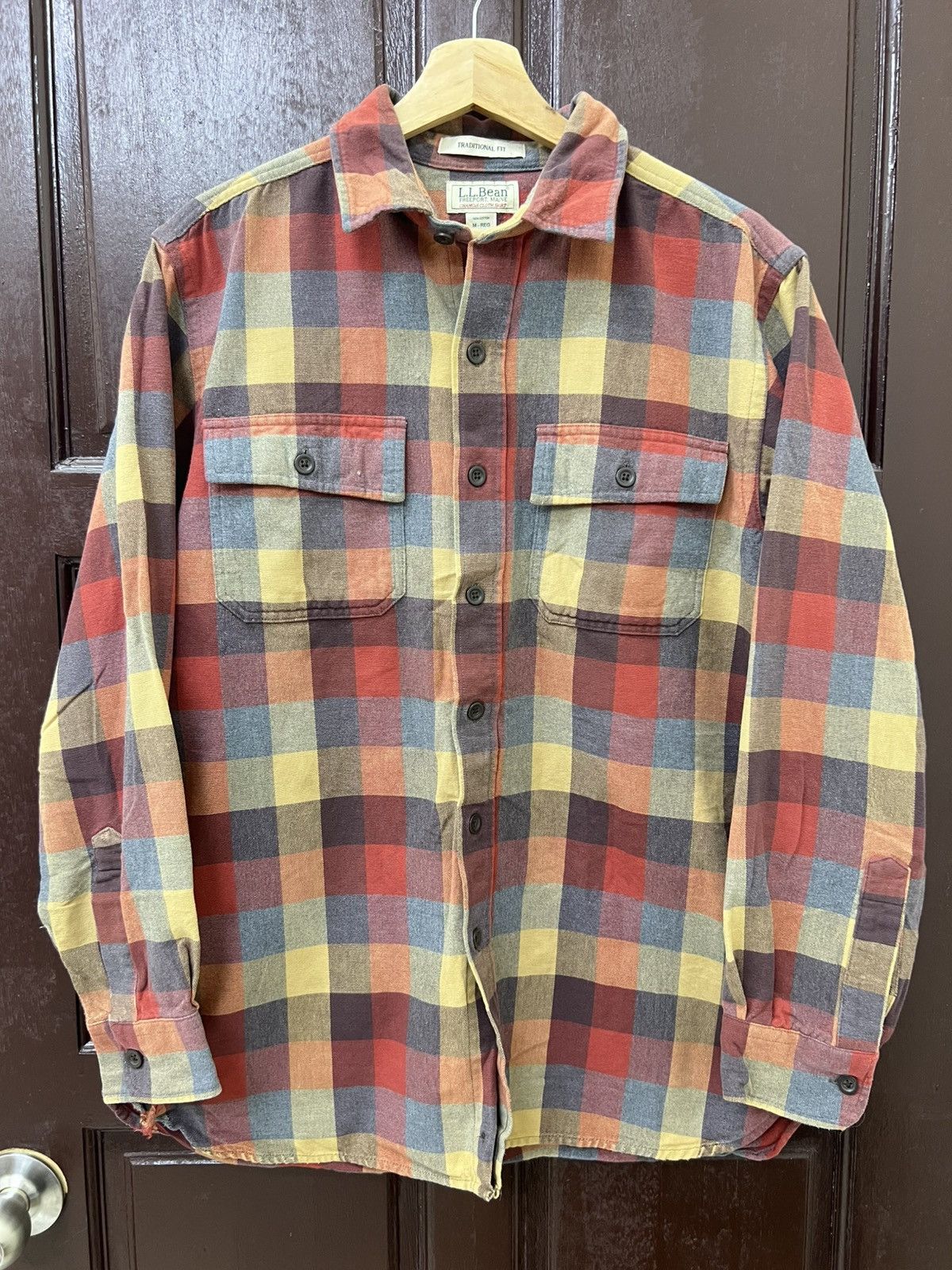 L.L. Bean Vintage Y2K LL Beans Flannel Double Pocket Button Up Shirt Size US XL / EU 56 / 4 - 1 Thumbnail
