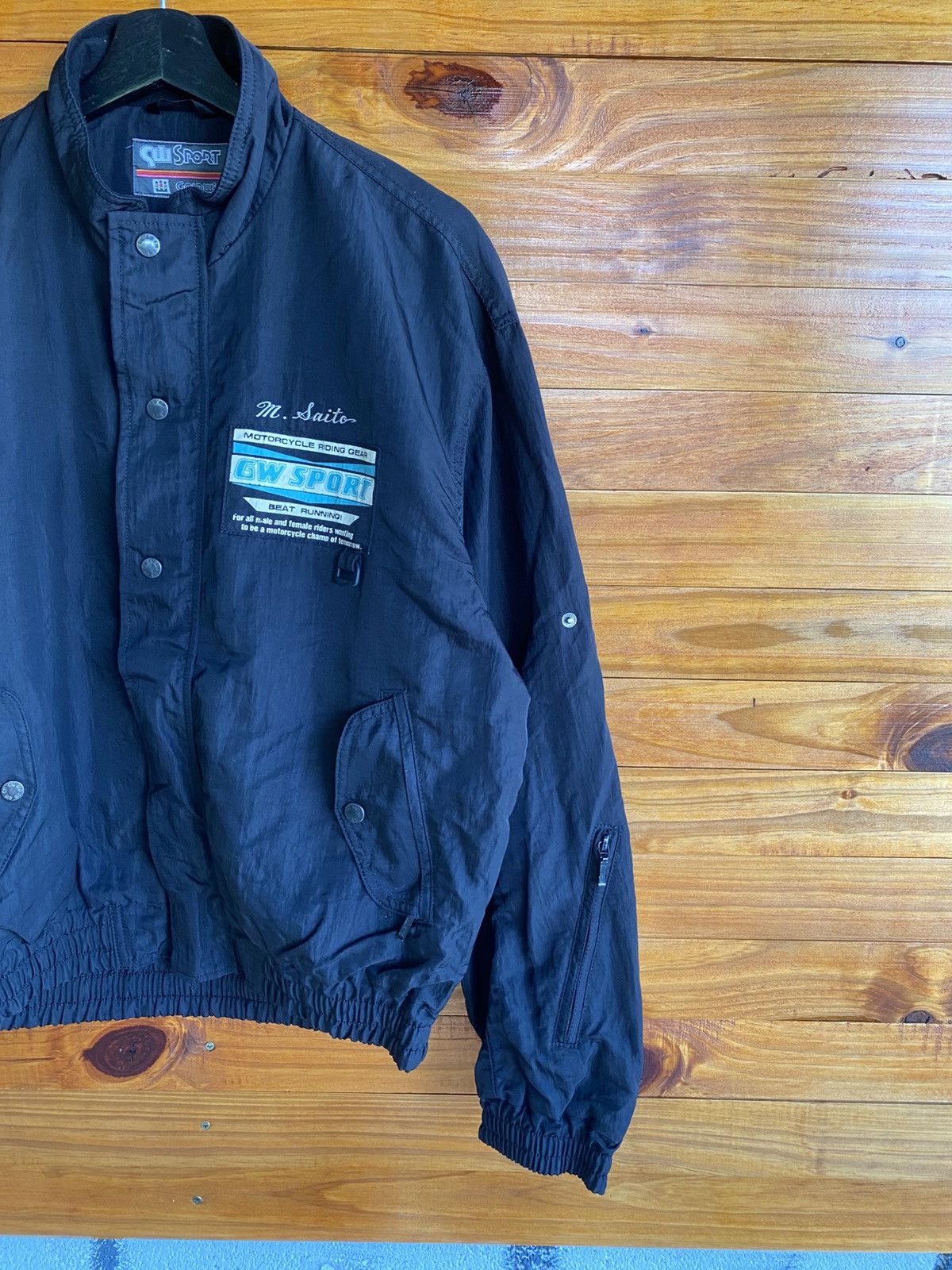 Goldwin Vintage Goldwin GW Sport Motorcycle Jacket Black YSP Keiyo Size US L / EU 52-54 / 3 - 6 Thumbnail