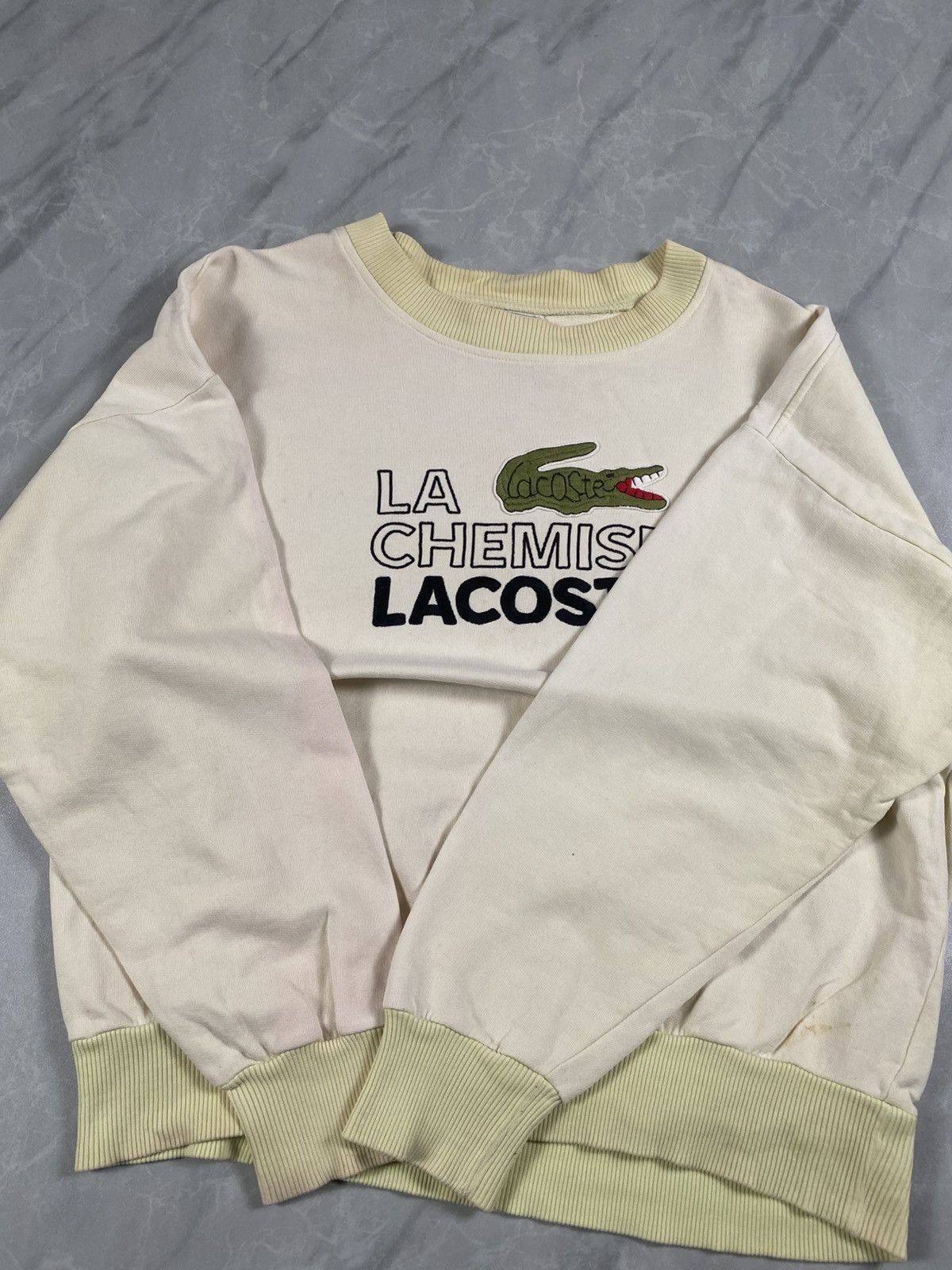 Lacoste Vintage 90s Japan Lacoste Boxy Crewneck Size US M / EU 48-50 / 2 - 4 Thumbnail