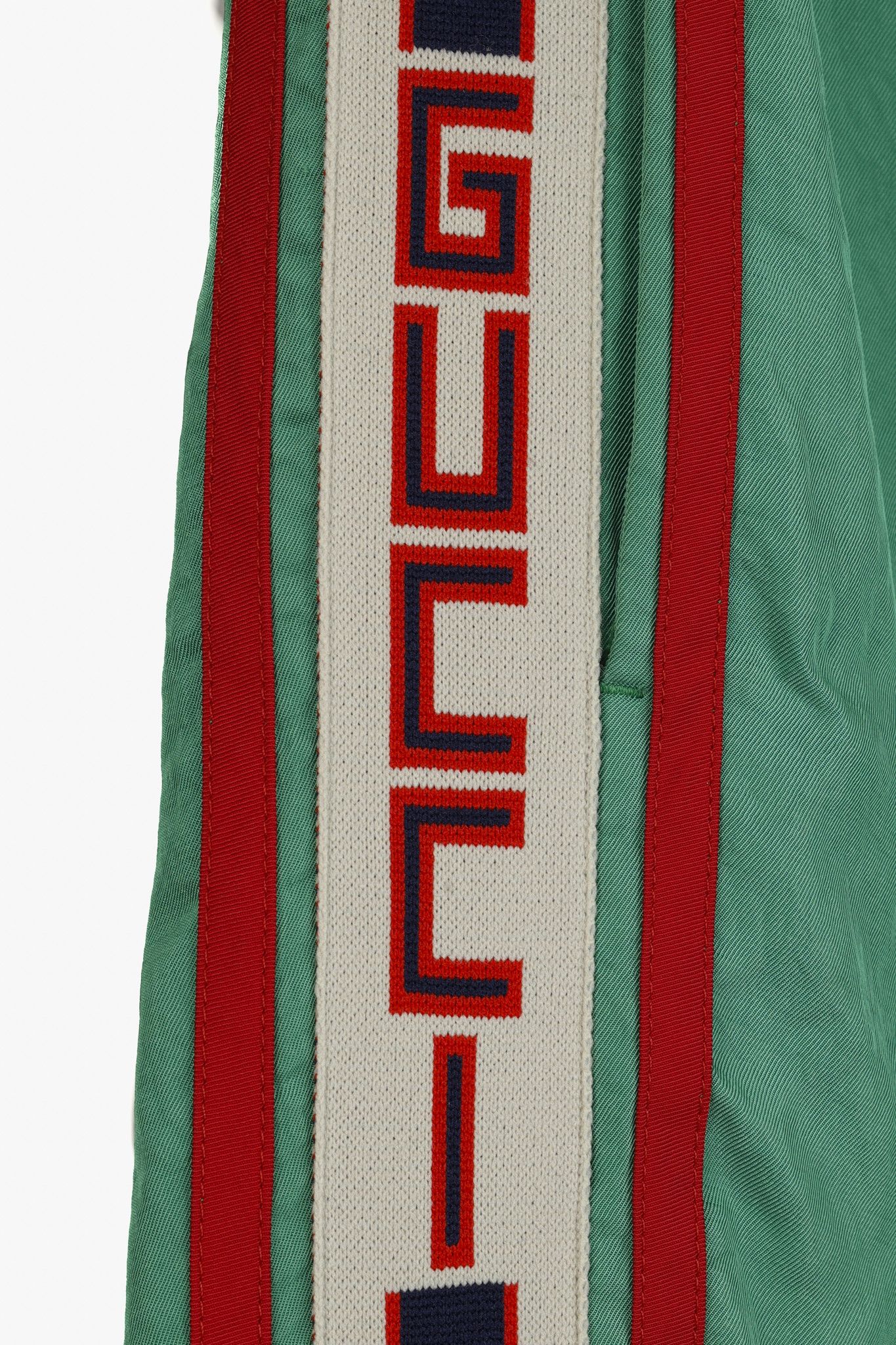 Gucci Gucci Green Logo Tape Shorts Size US 31 - 6 Thumbnail