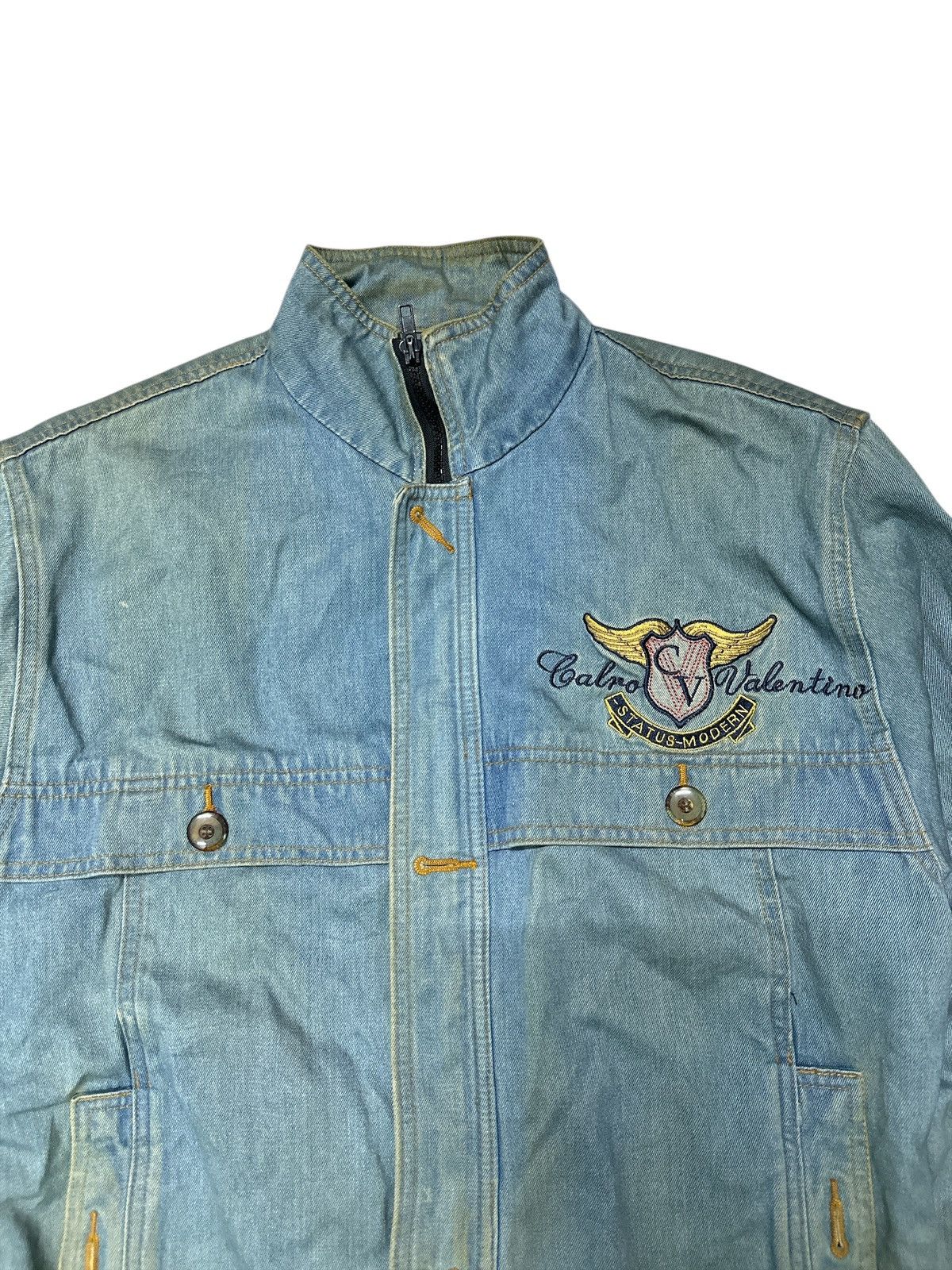 Kapital Distress Harrinton Jacket Carlo Valentino . Size US XL / EU 56 / 4 - 6 Thumbnail