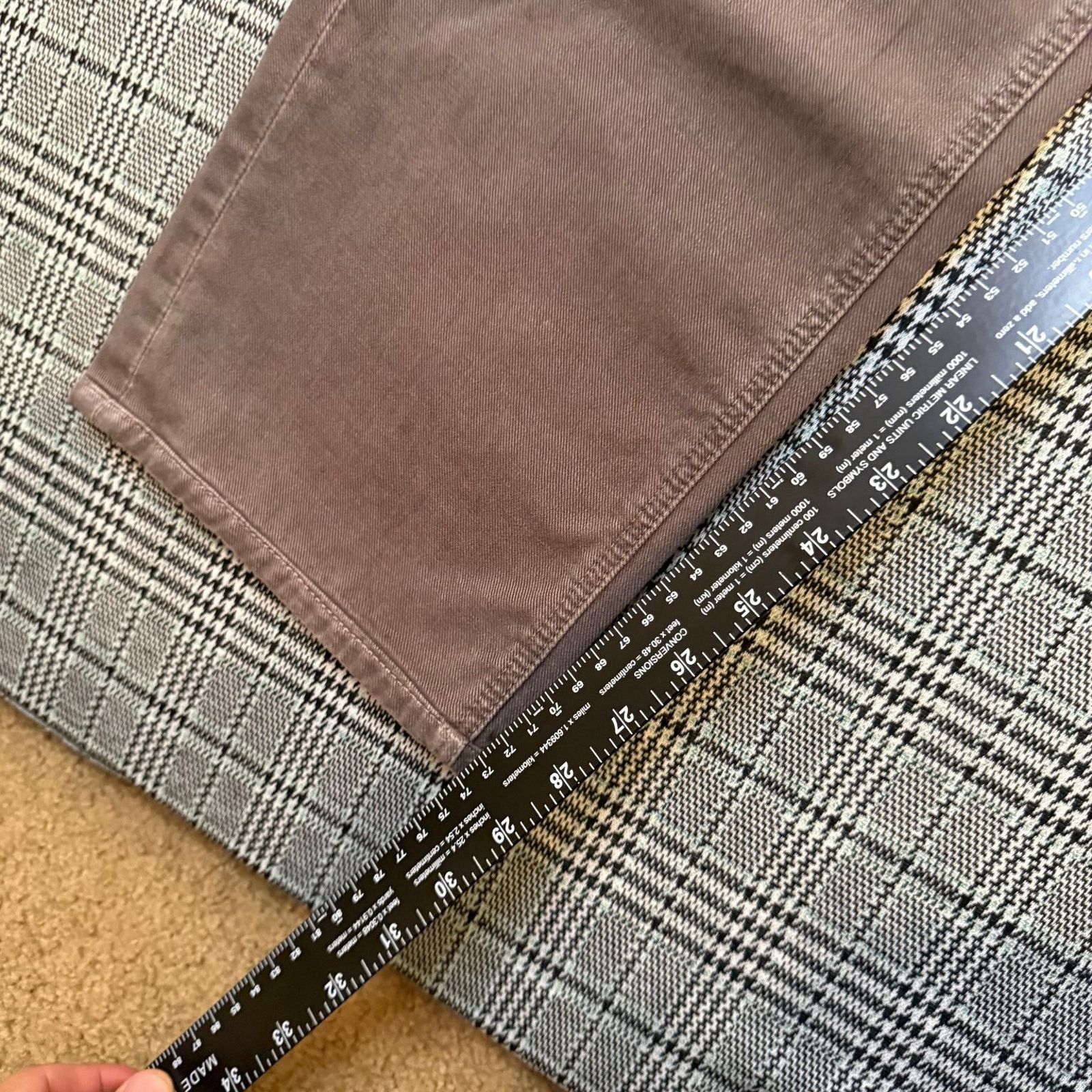 7 For All Mankind 7 For All Mankind Men's Slimmy Jeans Brown Slim Fit Size 34 Size US 34 / EU 50 - 7 Thumbnail