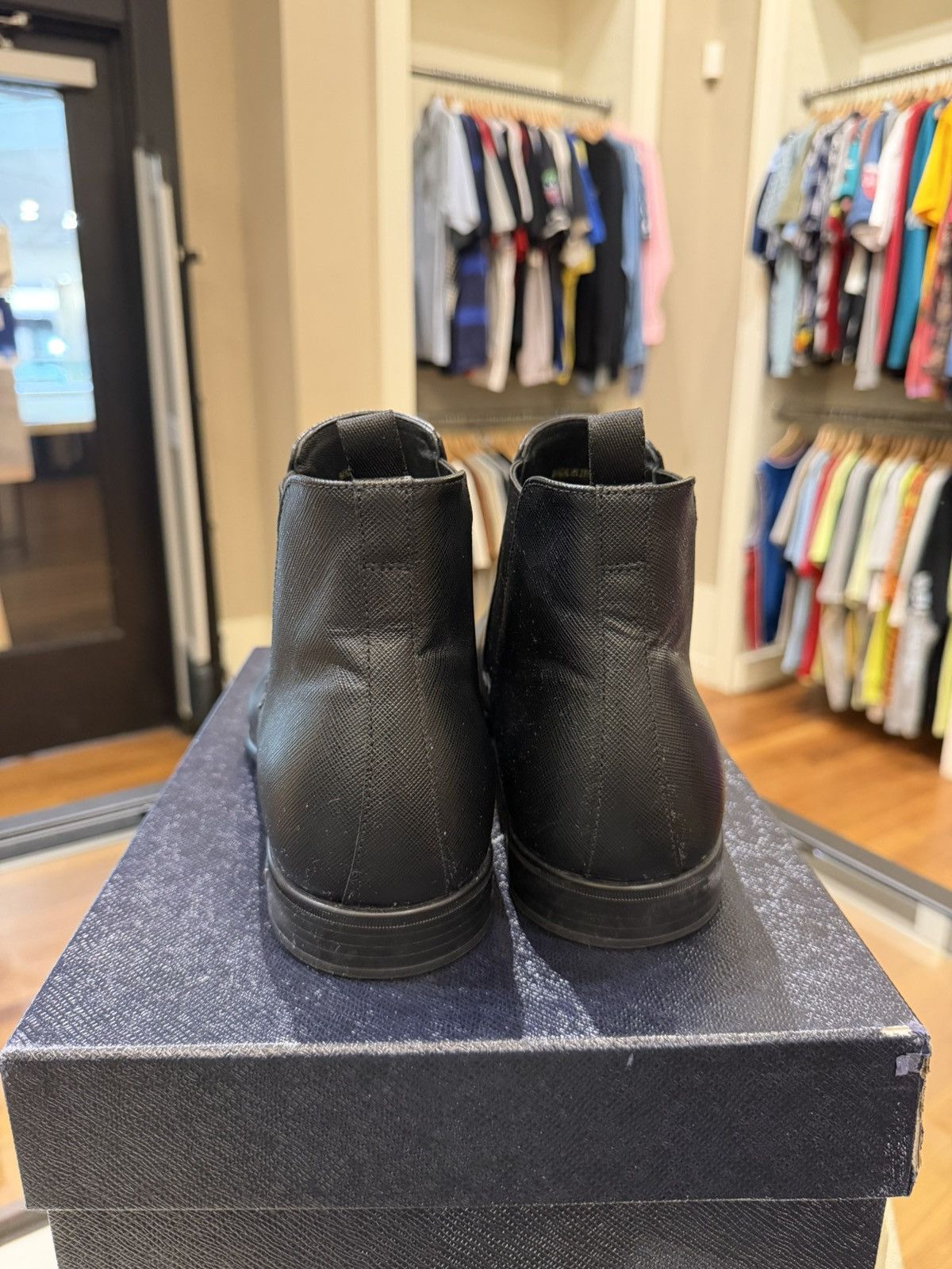 Prada Prada Chelsea Leather Boots Size US 9 / EU 42 - 6 Thumbnail