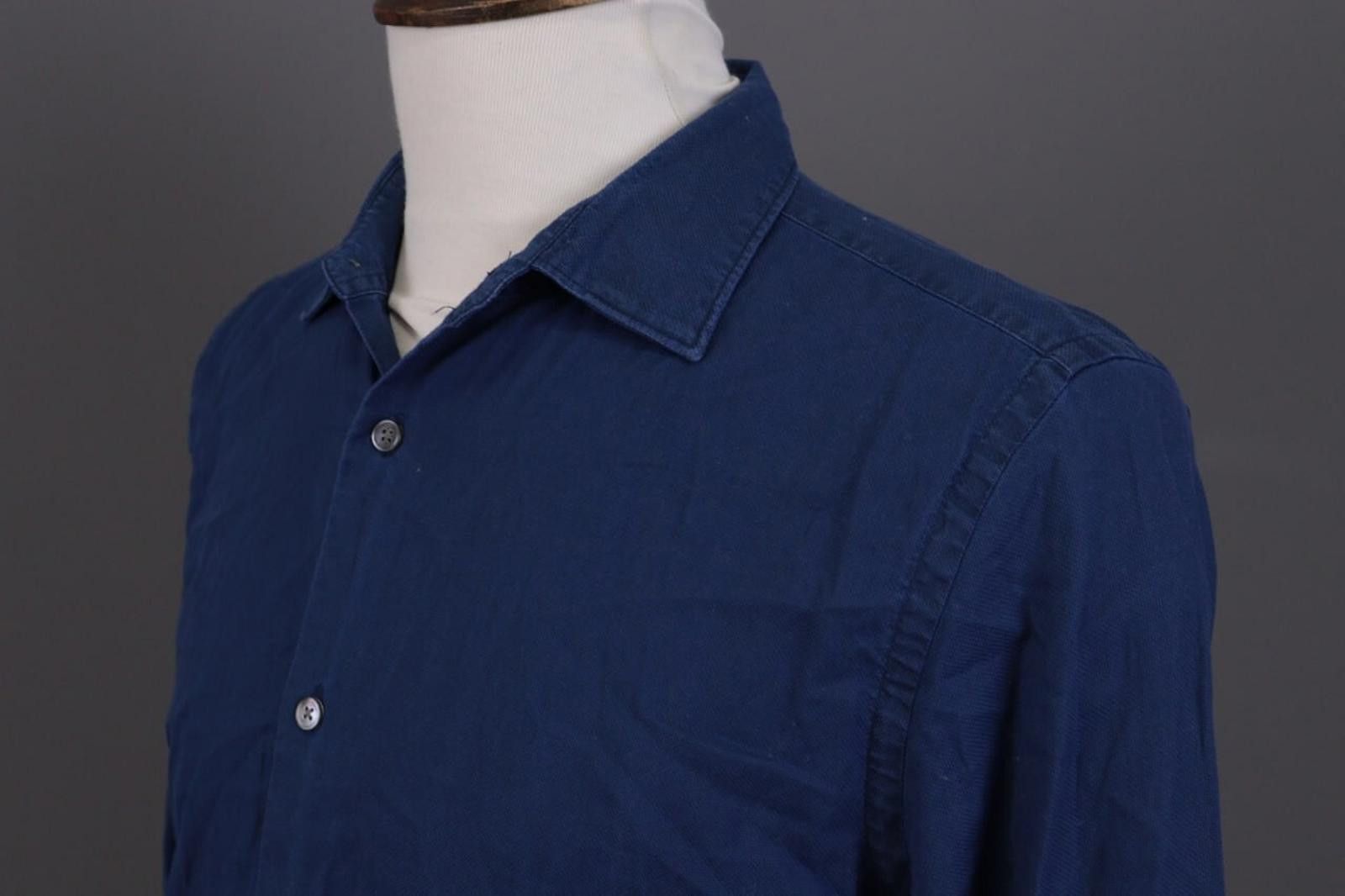 CLOSED Closed Regular Blue Long Sleeve Button Down Shirt Size L Size US L / EU 52-54 / 3 - 7 Thumbnail