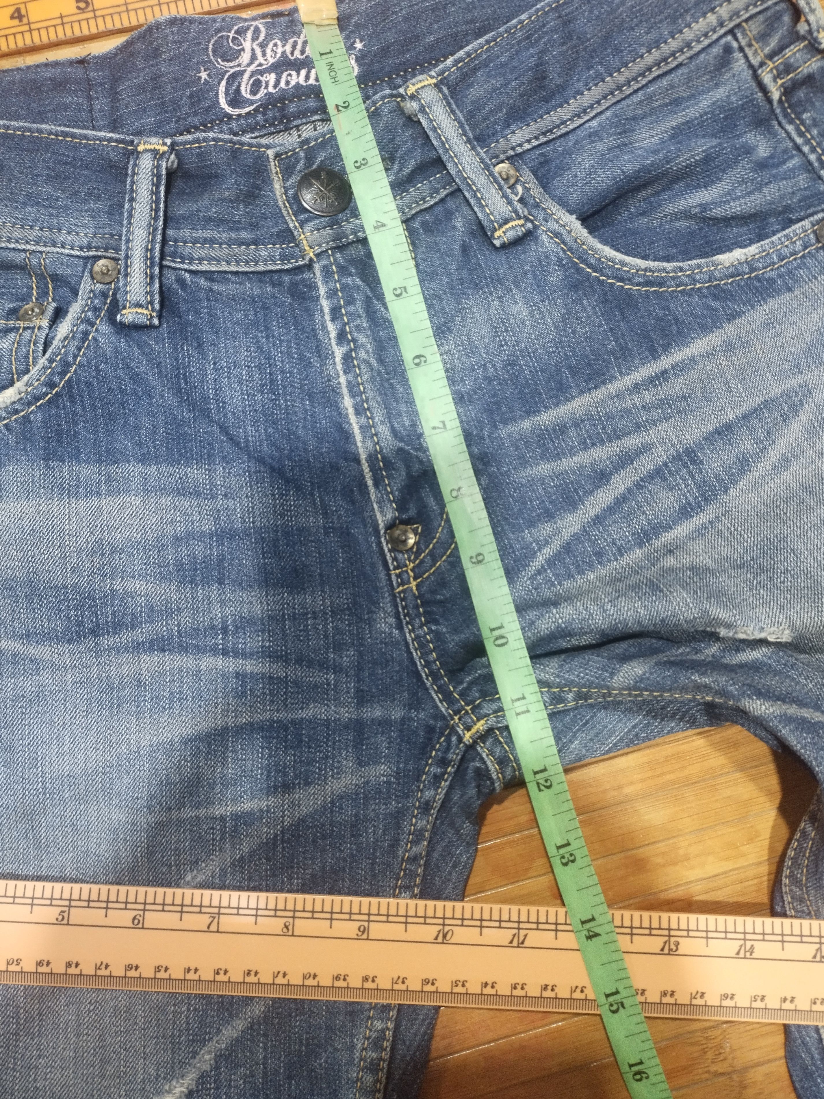 Japanese Brand × Vintage Vintage Women Jeans Rodeo*️⃣Crowns Sz 27" Size 27" / US 4 / IT 40 - 7 Thumbnail