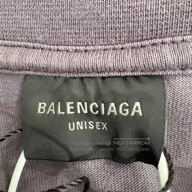 Balenciaga Balenciaga Misty Grey Gradient Embroidered Letter Printed Size US XS / EU 42 / 0 - 3 Thumbnail