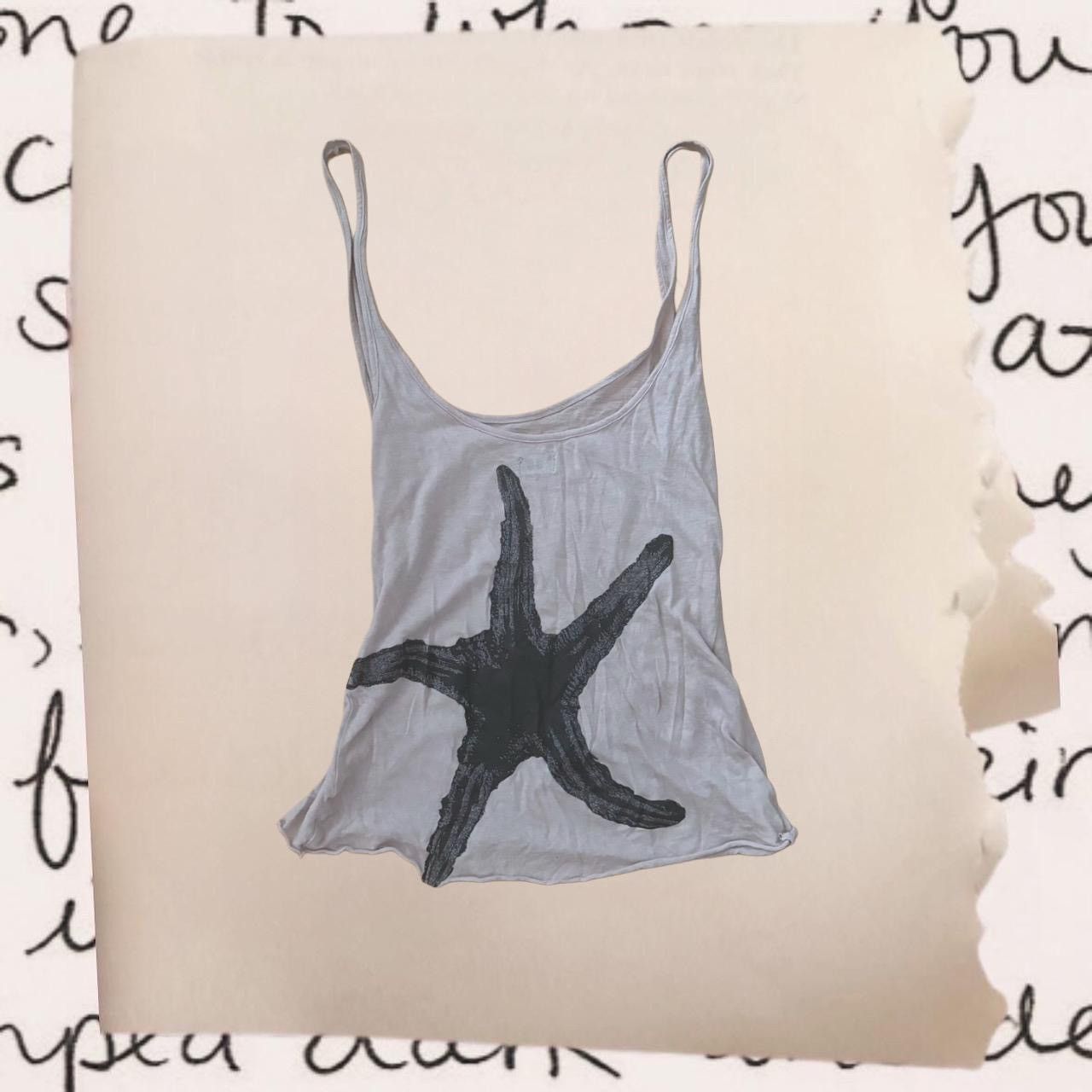 Le Grande Bleu (L.G.B.) le grande bleu ‘nude’ black star embellished tank top Size S / US 4 / IT 40 - 3 Thumbnail