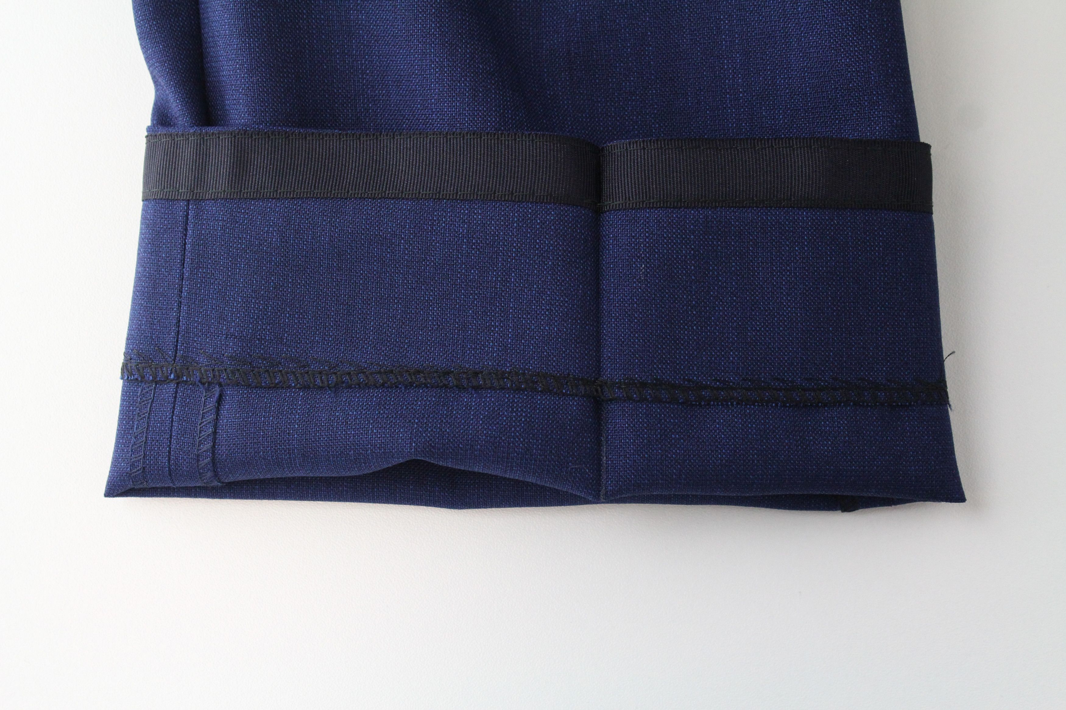 Suitsupply BRESCIA UK46S Blue Wool Lined Pleated Front Trousers 61753 Size 46S - 7 Thumbnail