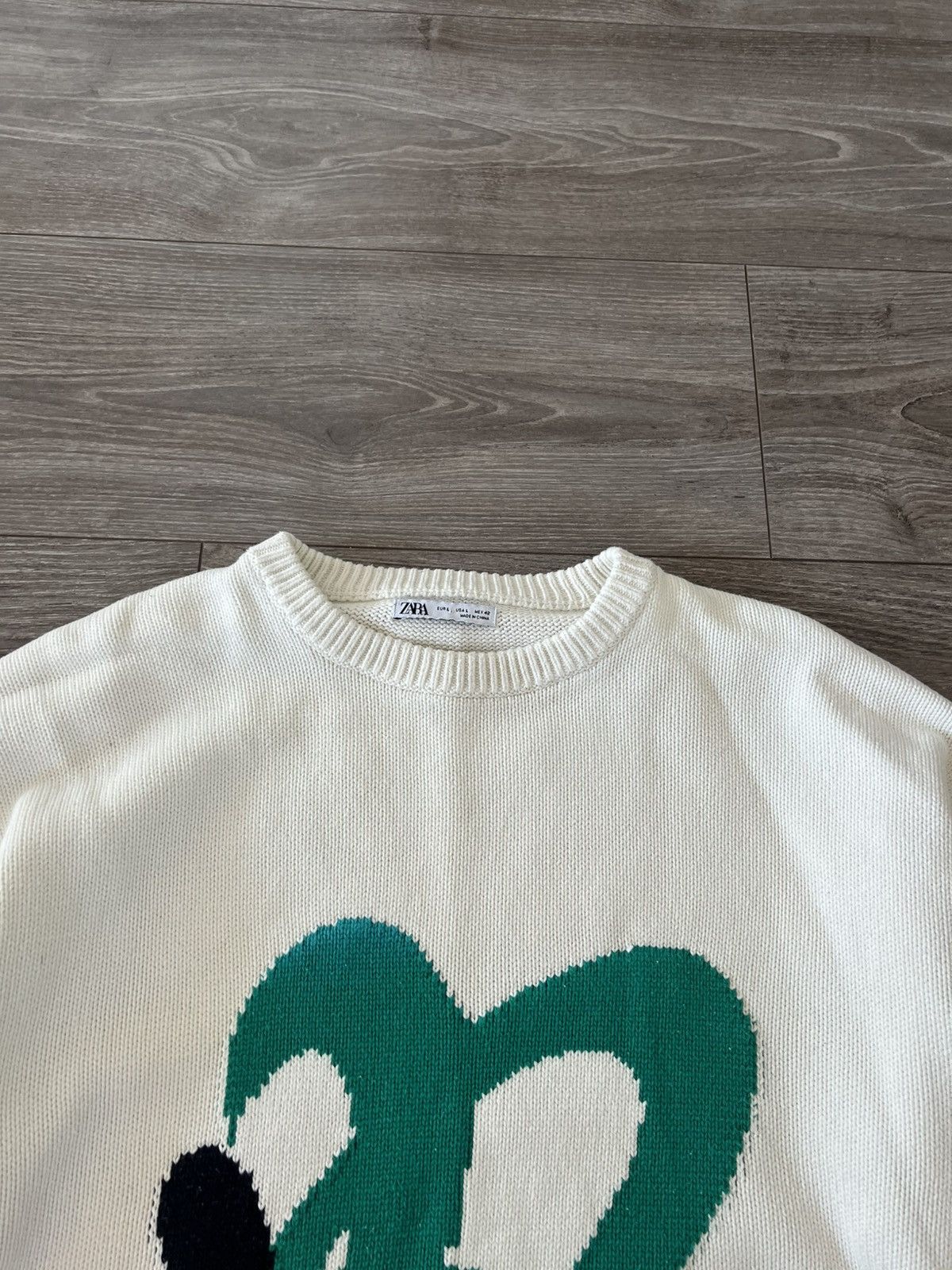 Japanese Brand × Zara ‼️Avant Garde Abstract Knit Logo Casual Sweater‼️ Size US L / EU 52-54 / 3 - 23 Thumbnail