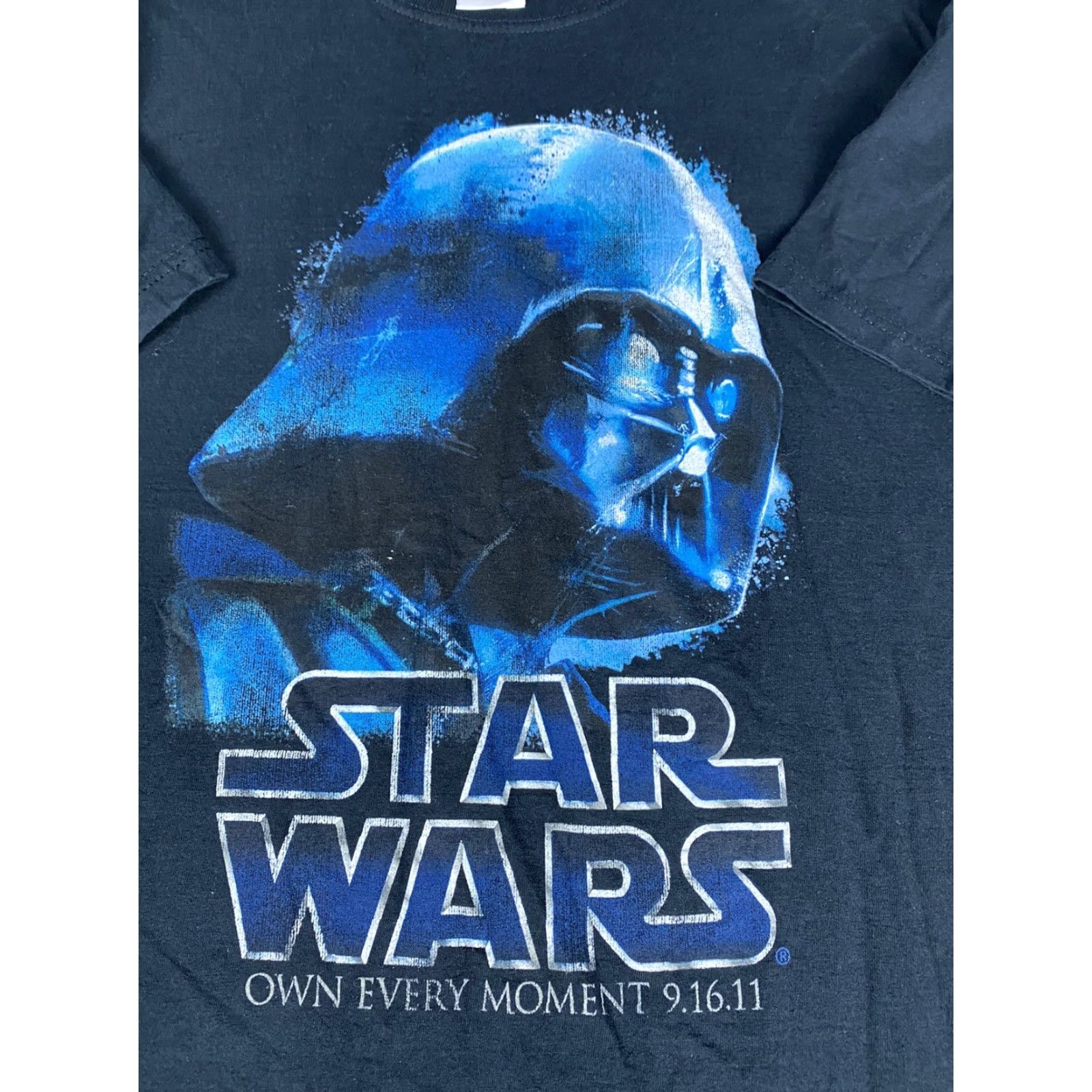 Star Wars STAR WARS T Shirt Men XL 2011 VIDEO RELEASE promo DARTH VADER Black Tee Men’s XL Star Wars Star Trek? Note: wait. Size US XL / EU 56 / 4 - 2 Thumbnail