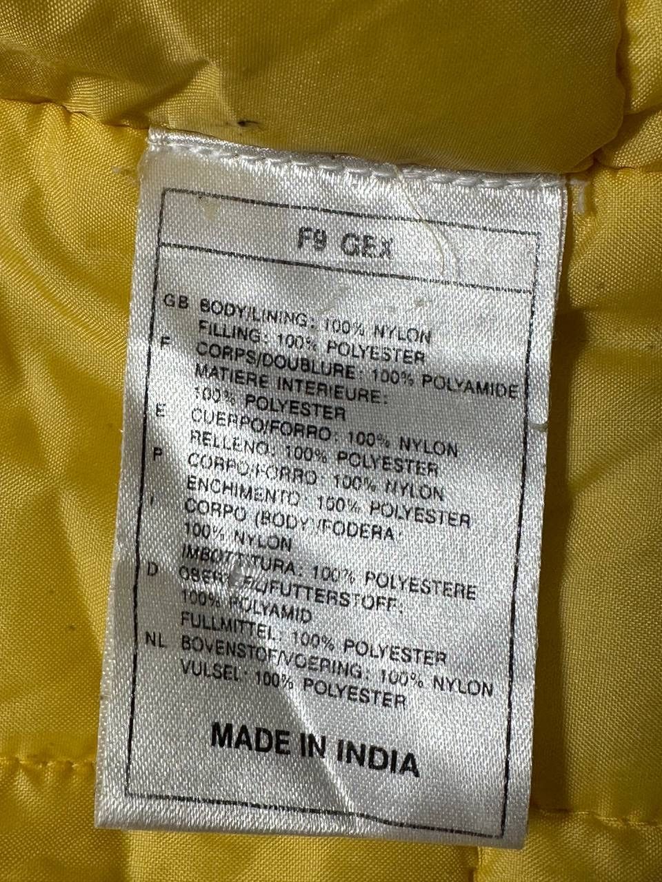 Nike × Vintage Nike Vintage Yellow Big logo Jacket Size US XL / EU 56 / 4 - 20 Thumbnail