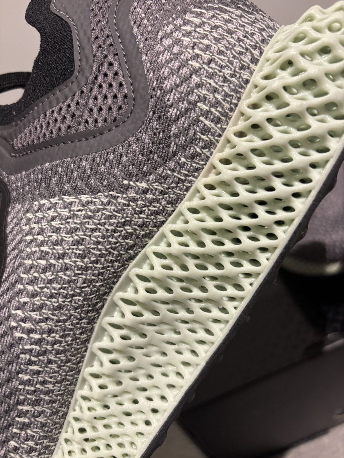 Adidas Alphaede 4D adidas running OG grey / black sneakers Size US 11 / EU 44 - 3 Thumbnail