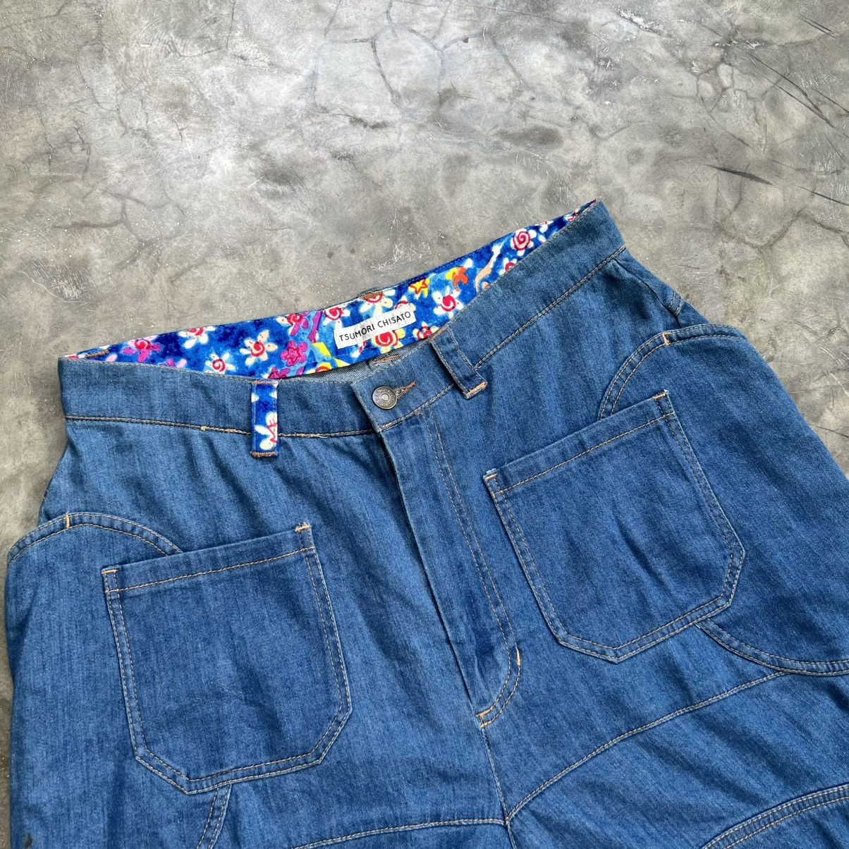 Issey Miyake Archive Tsumori Chisato Denim Balloon Short Pants Size US 30 / EU 46 - 3 Thumbnail
