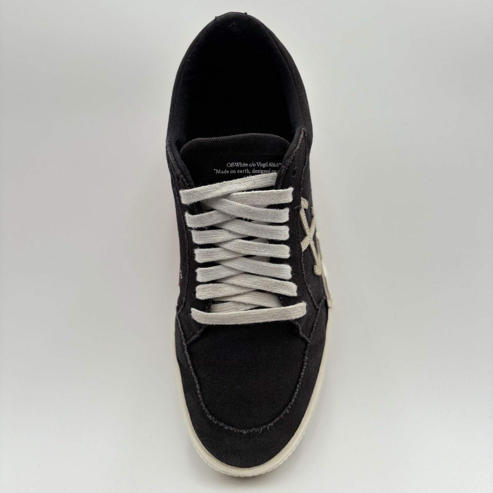 Off-White Off-White Vulc Sneaker ' Black White ' | GOOD CONDITION! Size US 11 / EU 44 - 11 Thumbnail
