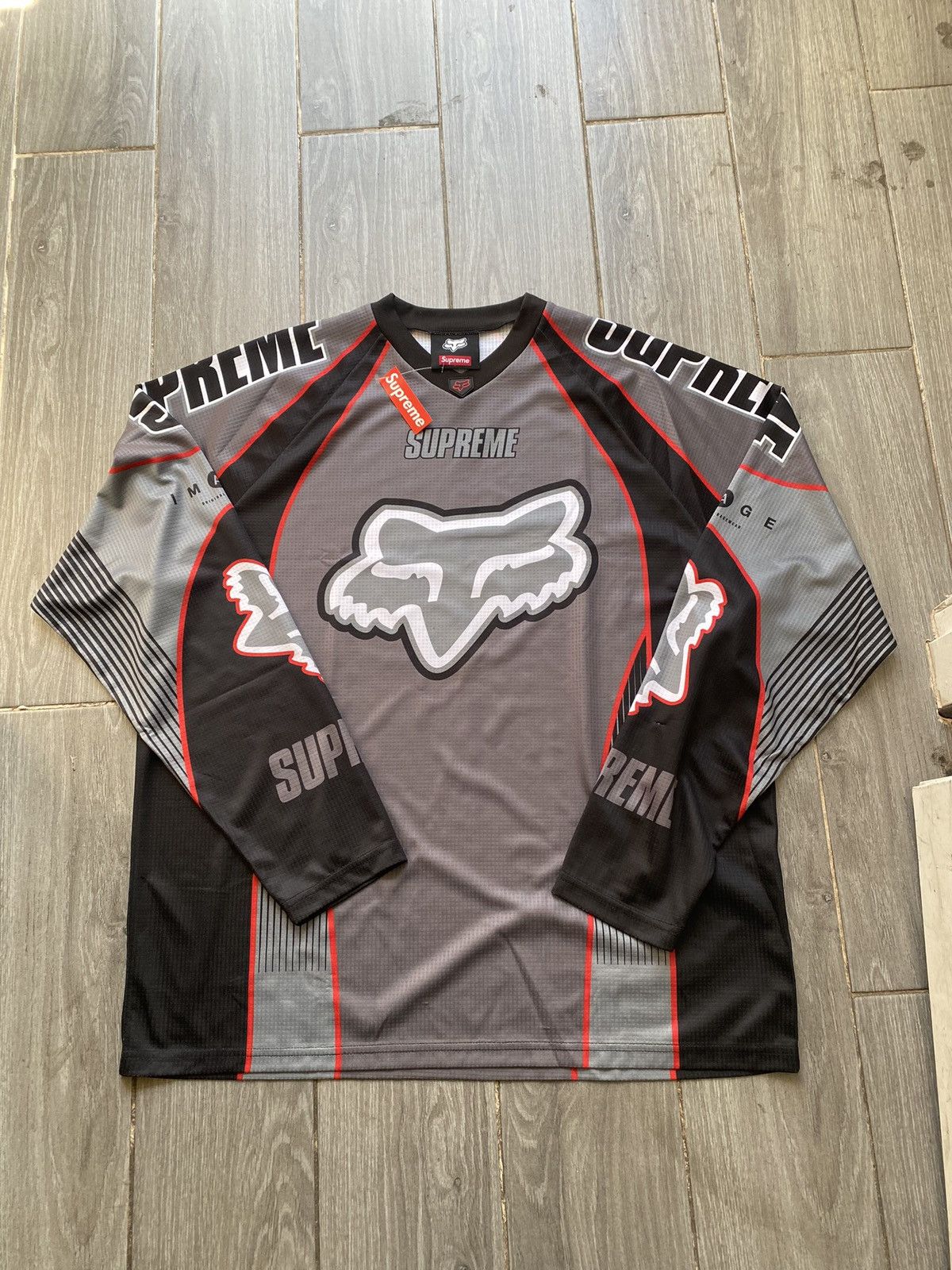 Fox Racing × Supreme **IN HAND** Supreme Fox Racing DMX Jersey