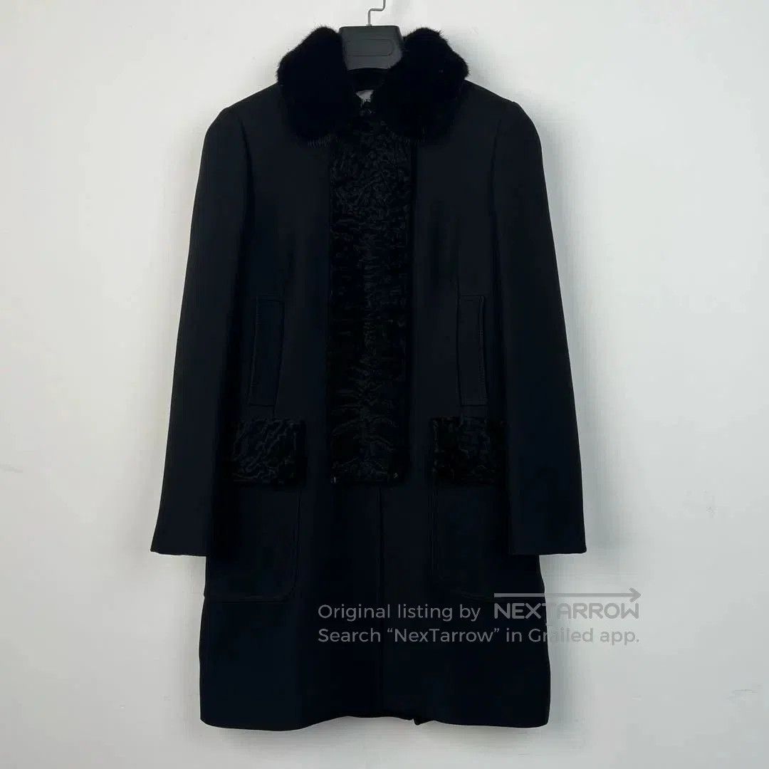Valentino Mink Fur Coat M Size.