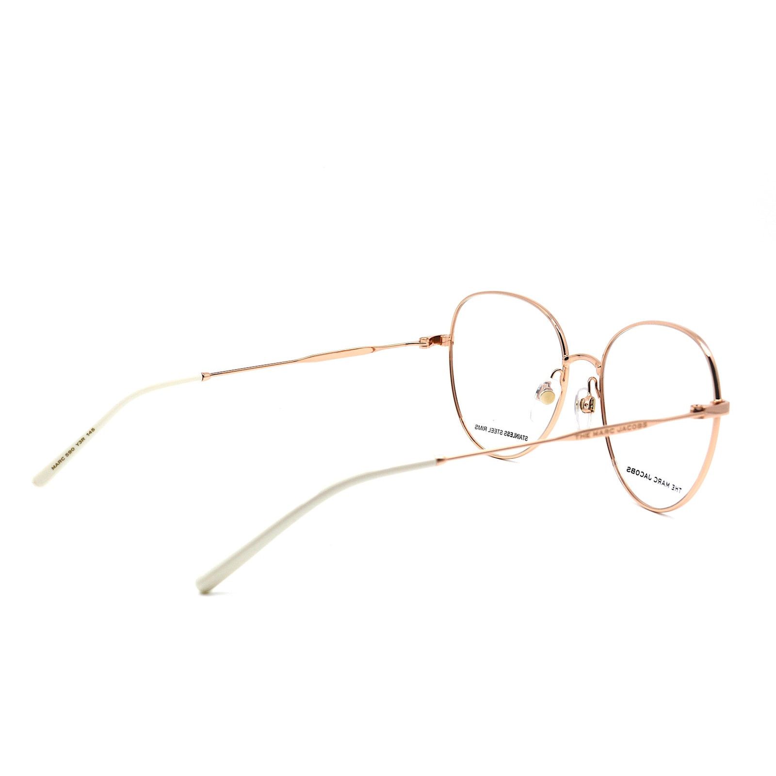 Marc Jacobs NEW MARC JACOBS MARC590 Y3R GOLD IVORY EYEGLASSES FRAME Size ONE SIZE - 9 Thumbnail