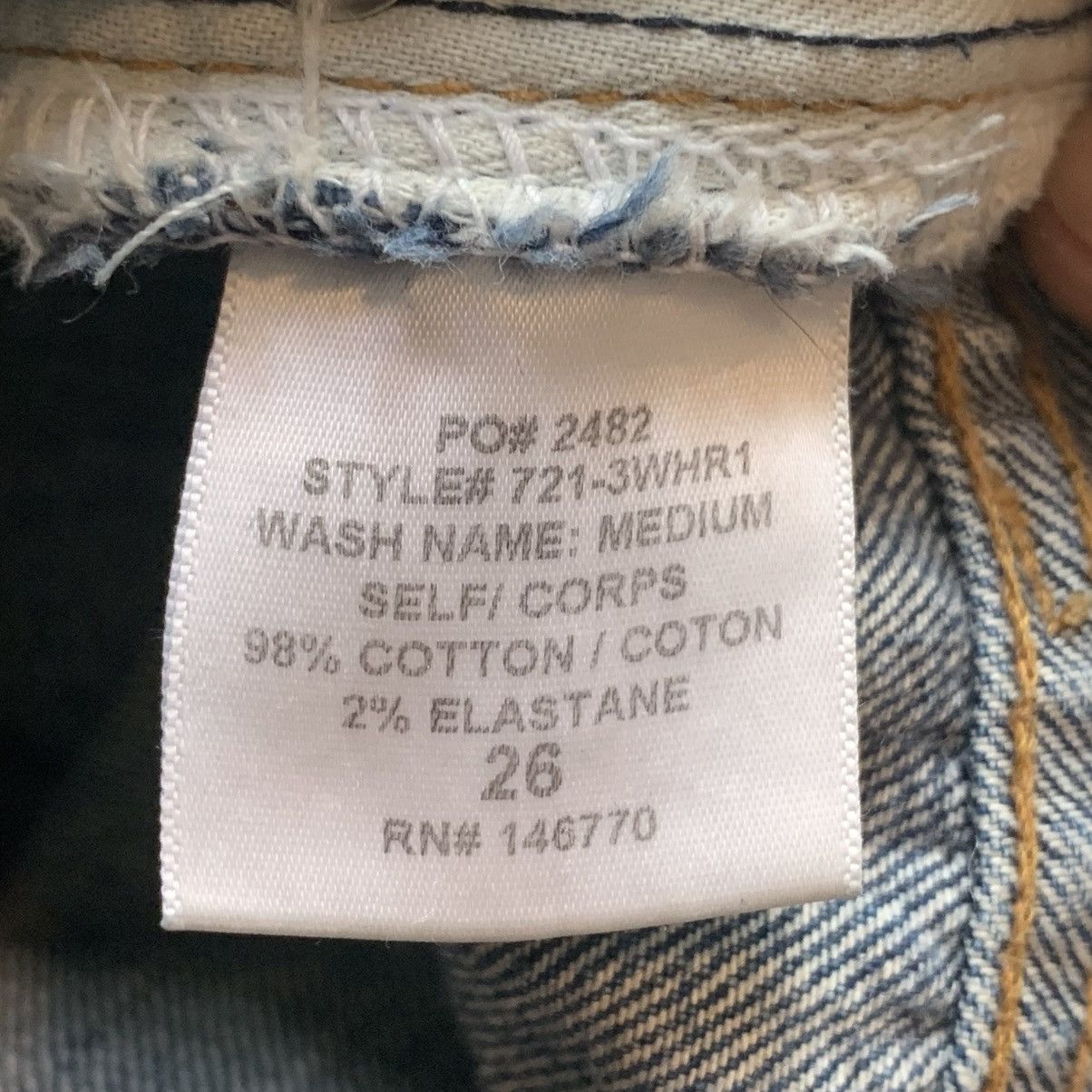 RE/DONE RE / DONE ORIGINALS WOMENS JEAN Size 26" / US 2 / IT 38 - 7 Thumbnail
