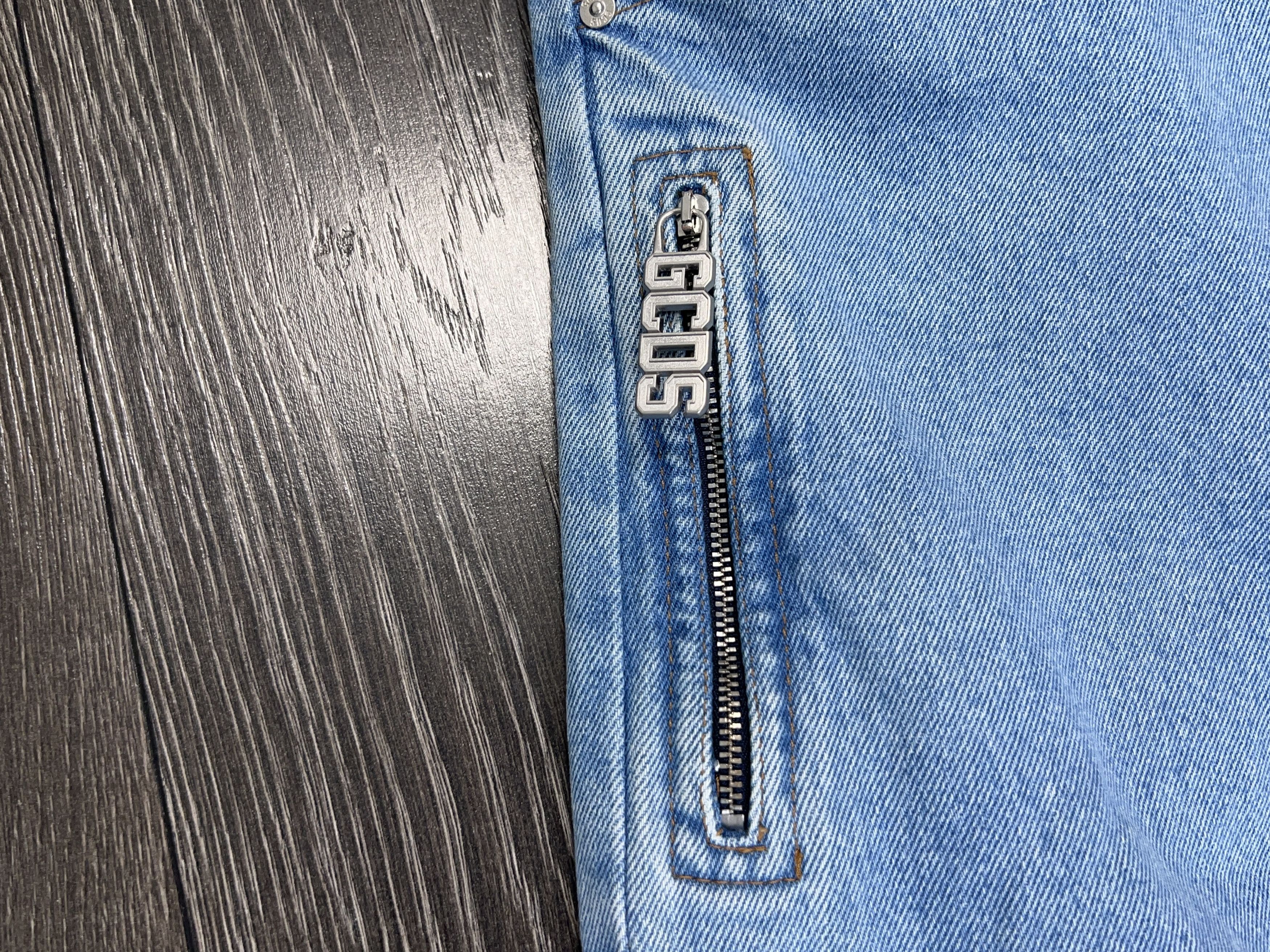 GCDS Ultracargo Denim Multipocket Pants Jeans Wide Leg Size 33 Size US 33 - 4 Thumbnail