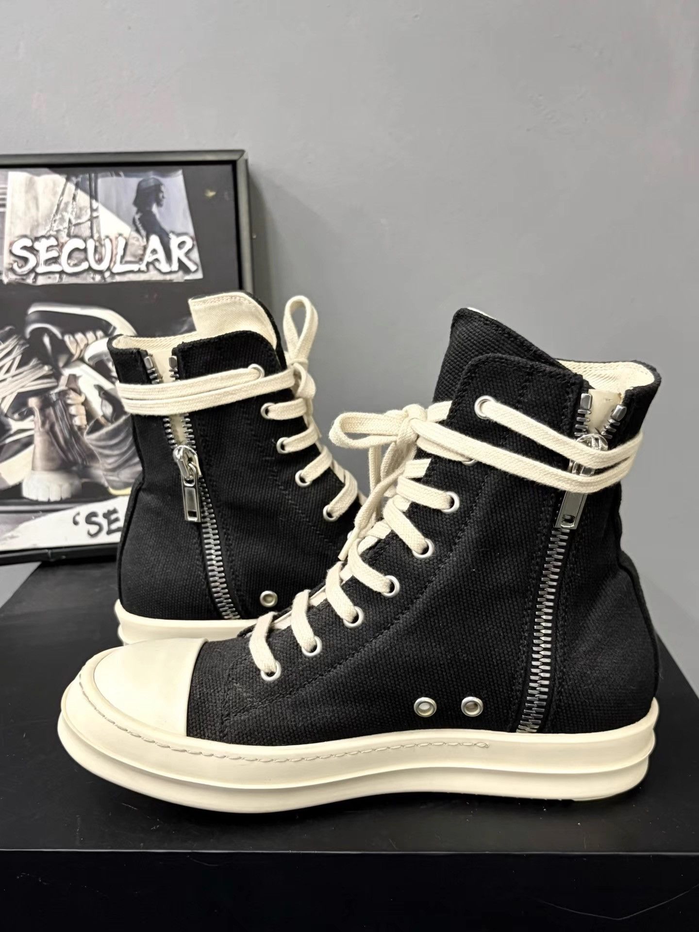 Rick Owens Rick Owens Drkshdw Jumbo Sneakers K34 Size US 7 / IT 37 - 5 Thumbnail