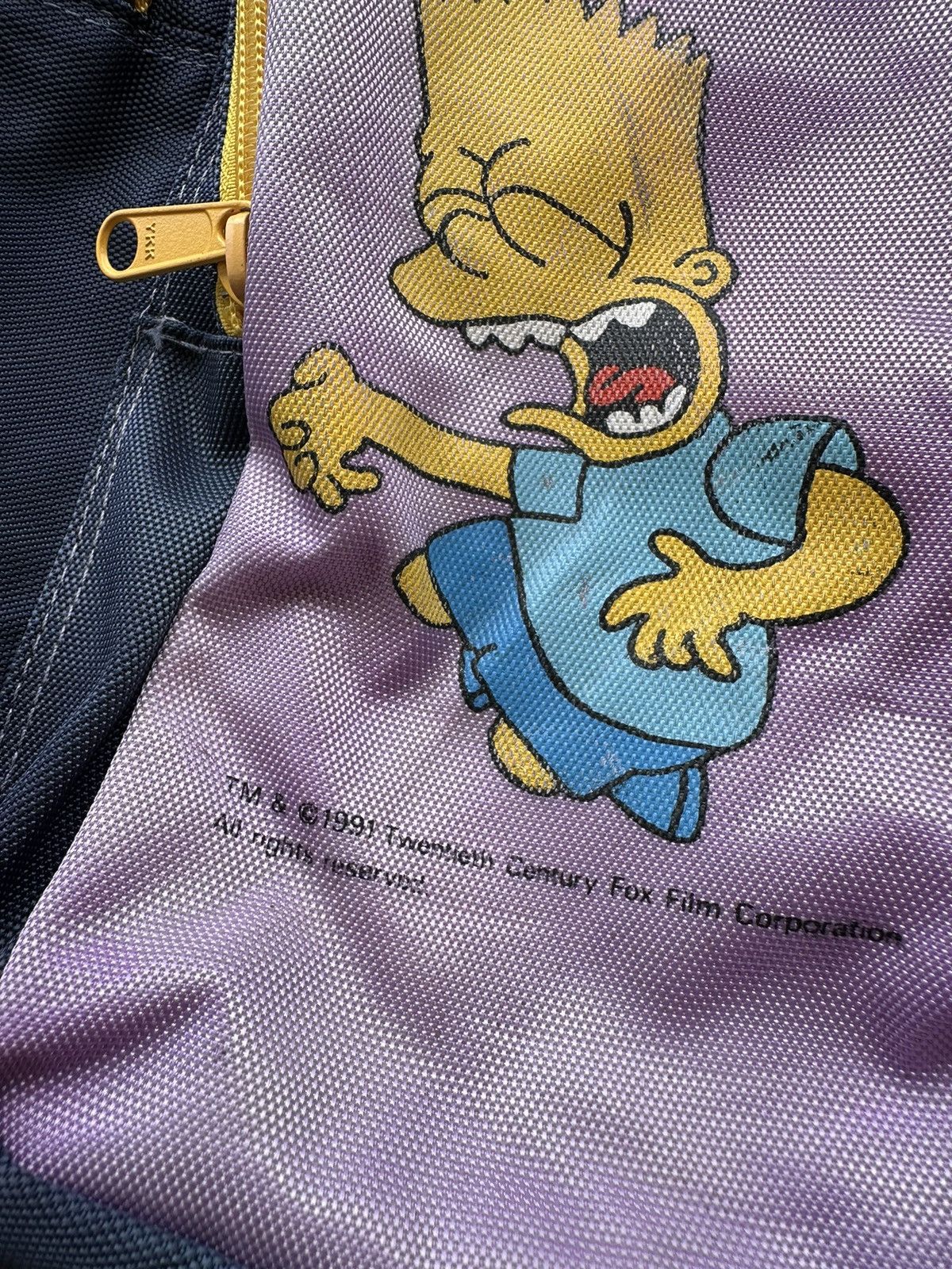 Vintage Vintage Bart Simpson Back Pack 1991 Size ONE SIZE - 6 Thumbnail