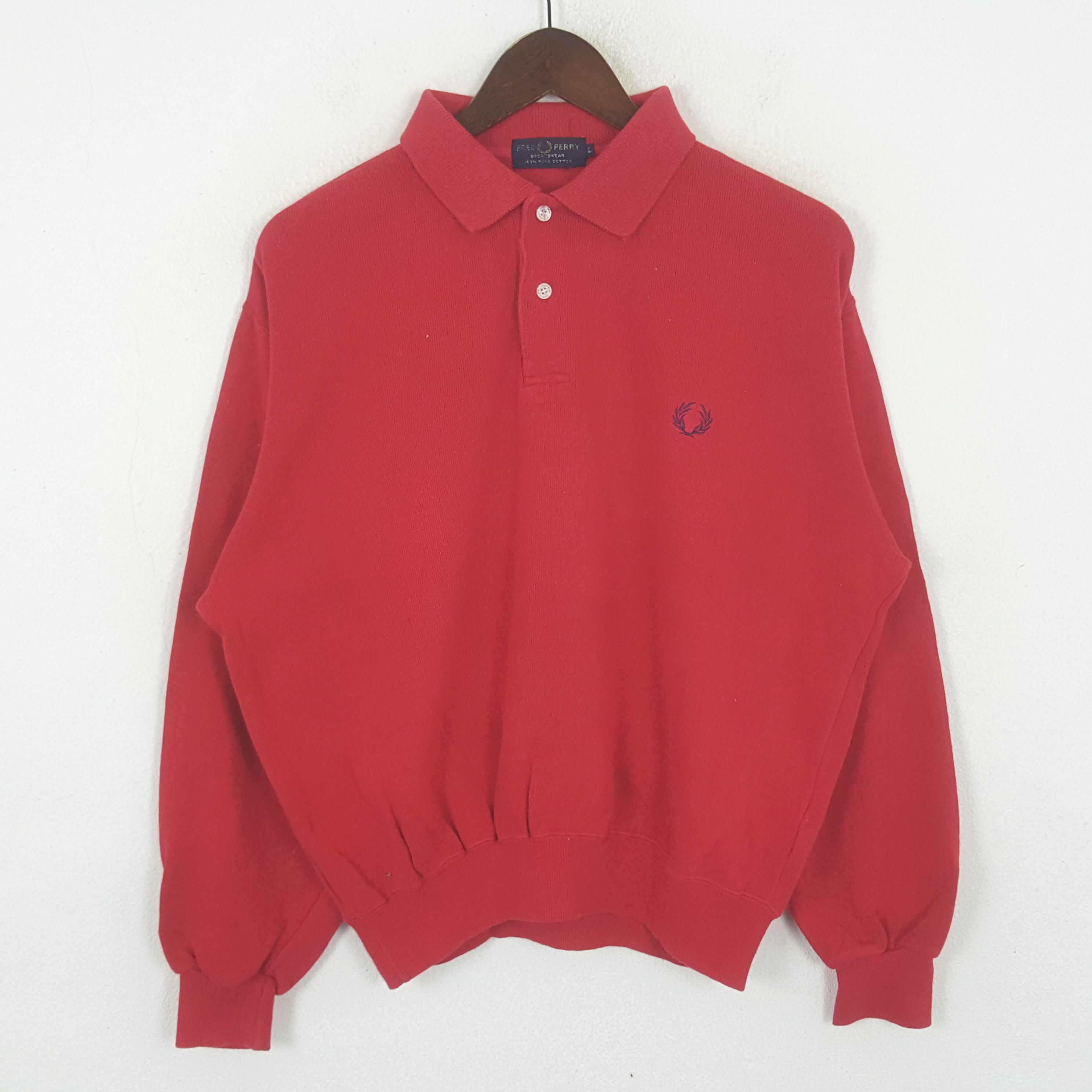 Fred Perry Vintage Fred Perry Sportwear Polos Sweatshirt Size US L / EU 52-54 / 3 - 1 Thumbnail