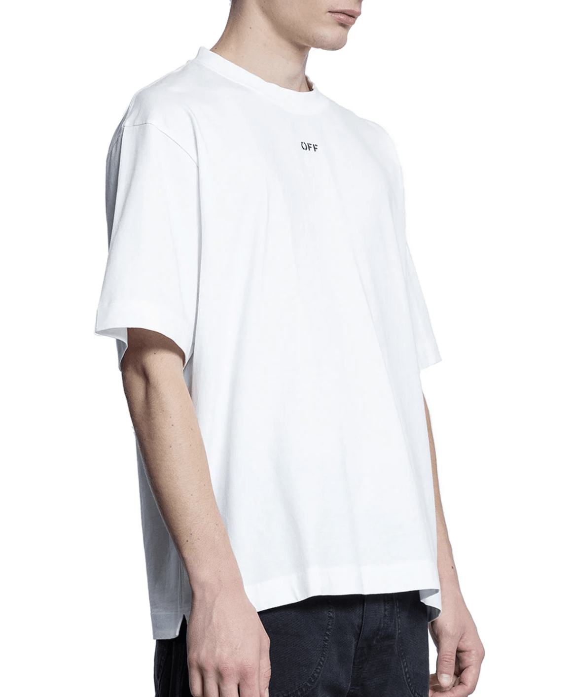 o1s22i1n1124 Oversized Crewneck T-Shirt in White