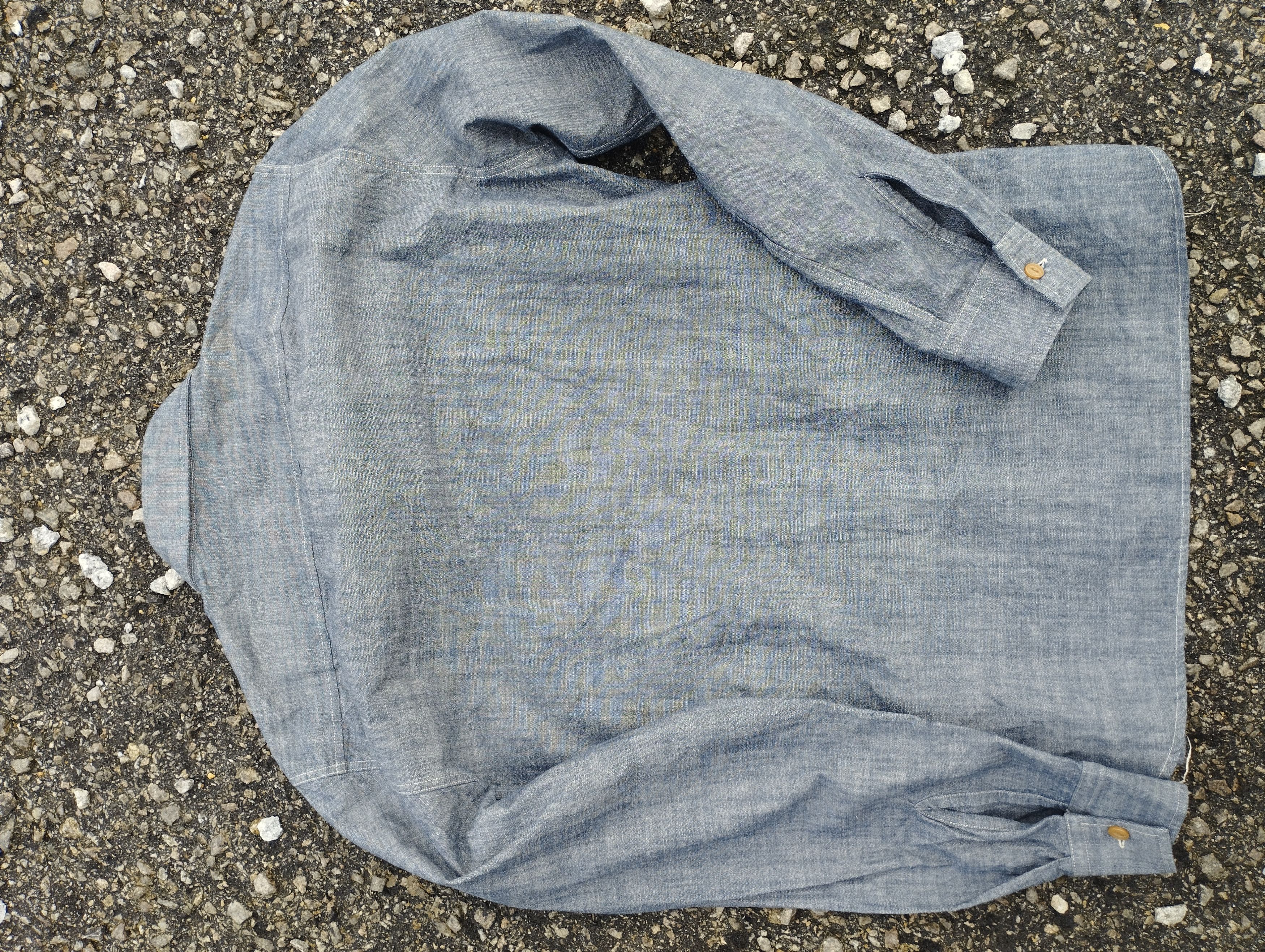 Japanese Brand × Polo Ralph Lauren × Vintage Double RL Polo Ralph chambray Size US L / EU 52-54 / 3 - 2 Thumbnail