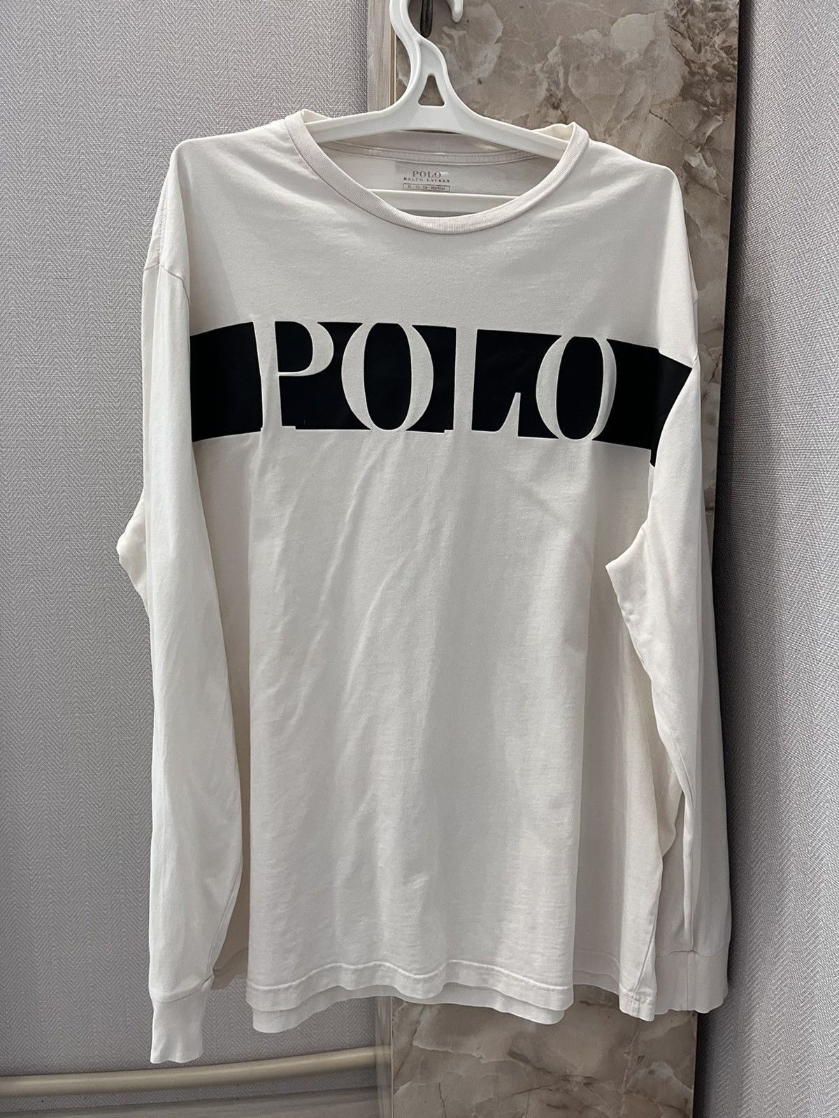 Polo Ralph Lauren × Vintage Polo Ralph Lauren longsleeve tshirt minimalistic logo Size US XL / EU 56 / 4 - 3 Thumbnail
