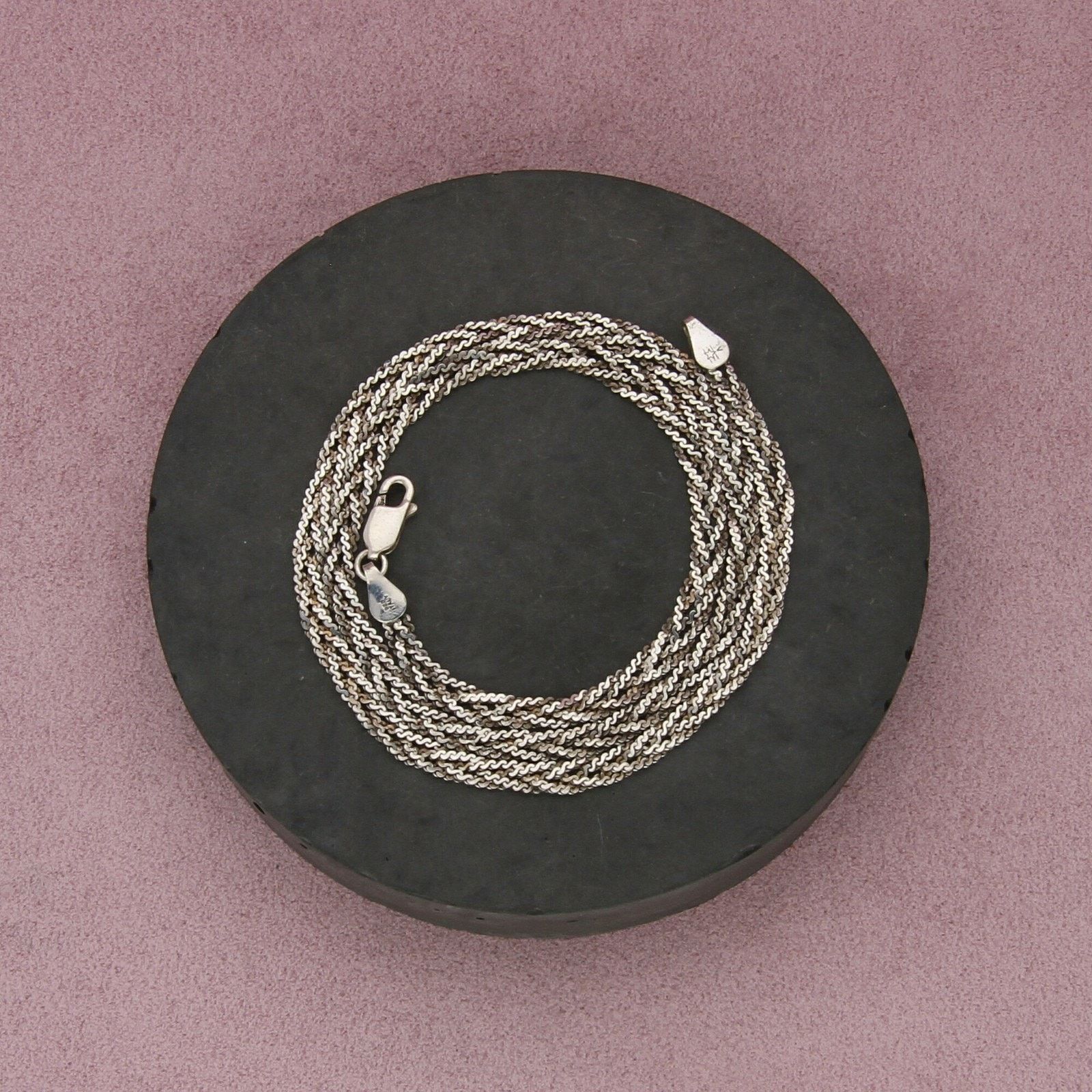 Sterling Silver sterling silver 4mm woven serpentine chain necklace 18in Size ONE SIZE - 1 Thumbnail