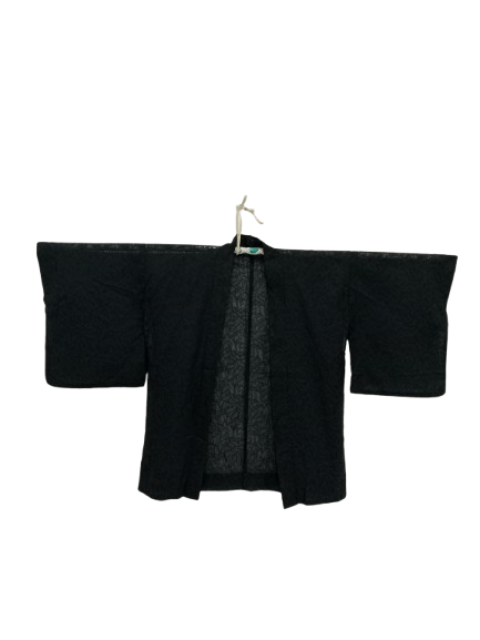 Komono Vintage Haori Kimono Cardigan Nice Motif Japanese Style Size L / US 10 / IT 46 - 2 Thumbnail