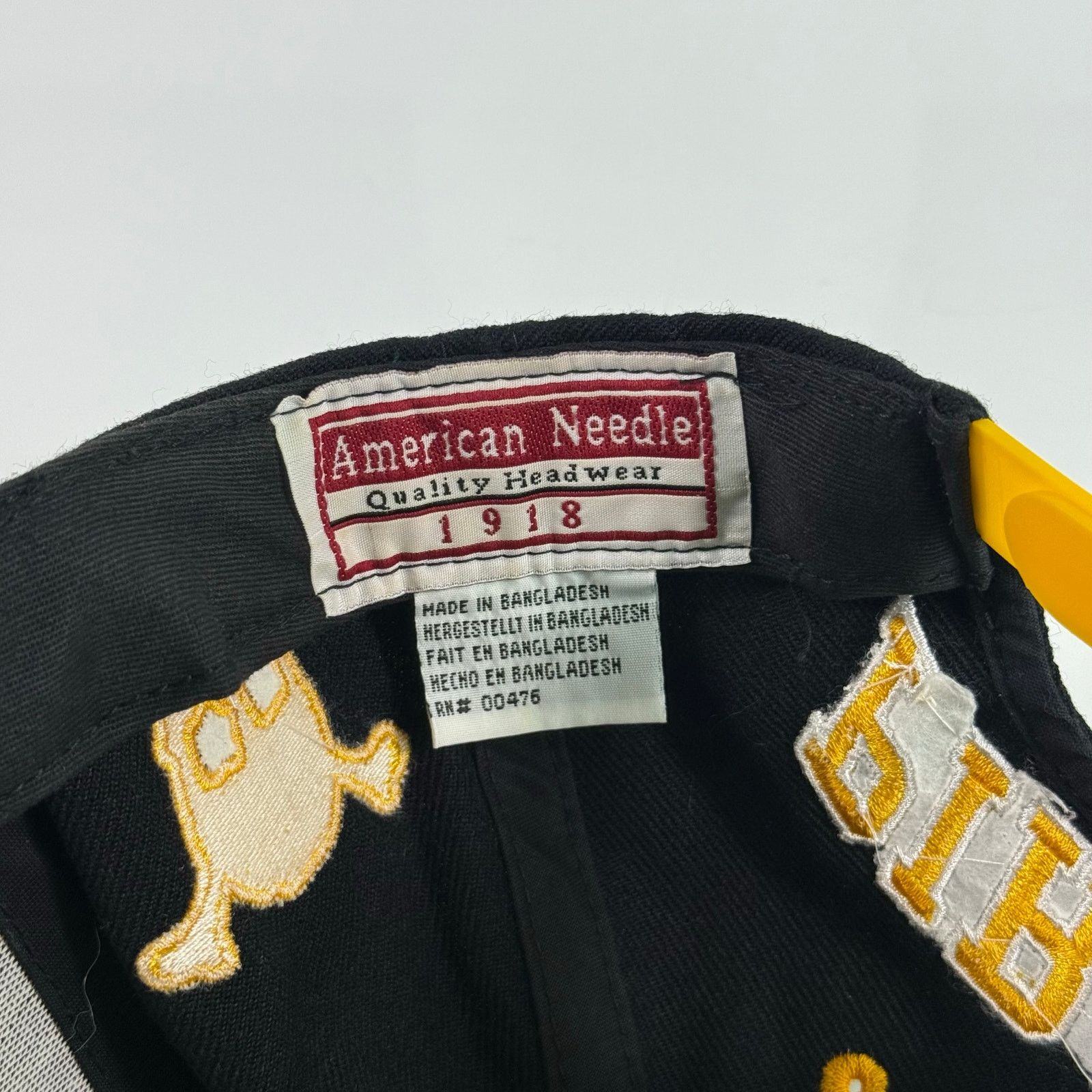 American Needle Pirates Snapback Hat American Needle Cooperstown Black Gold Size ONE SIZE - 6 Thumbnail