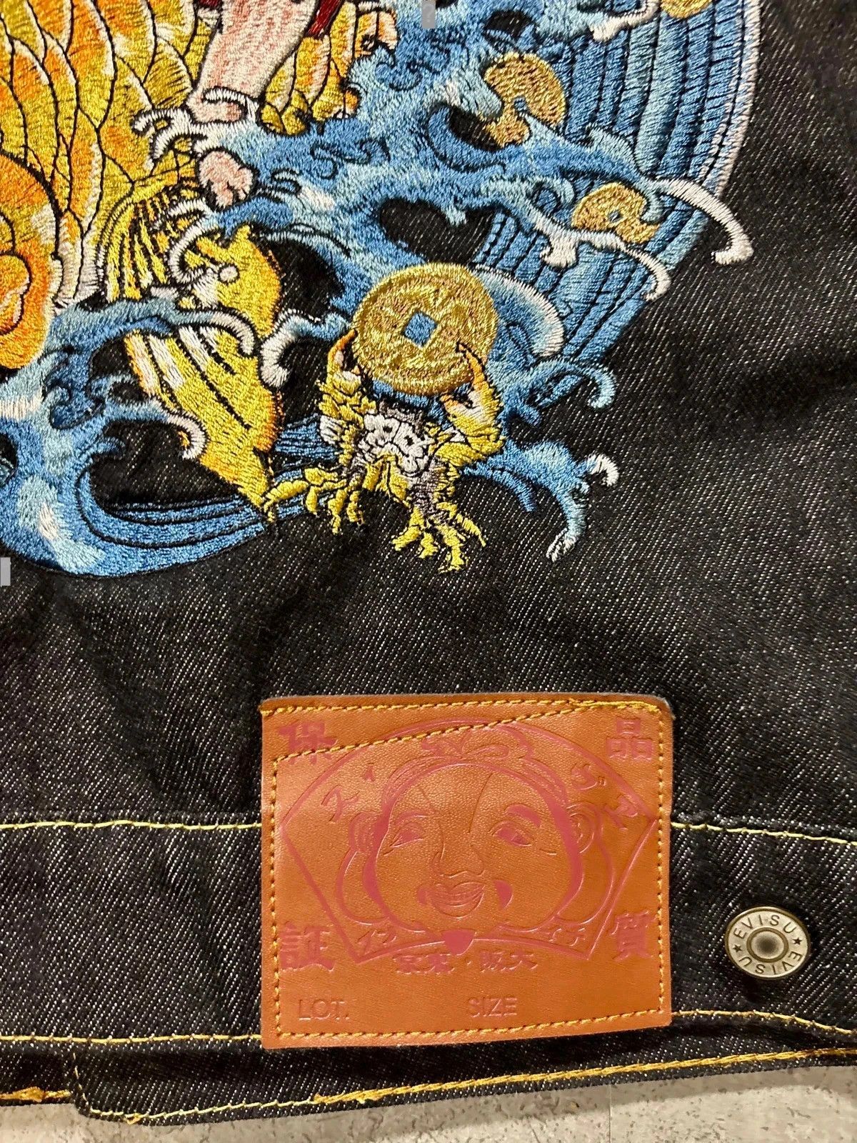 Japanese Brand Evisu denim jacket fish and Buddha Size US M / EU 48-50 / 2 - 4 Thumbnail