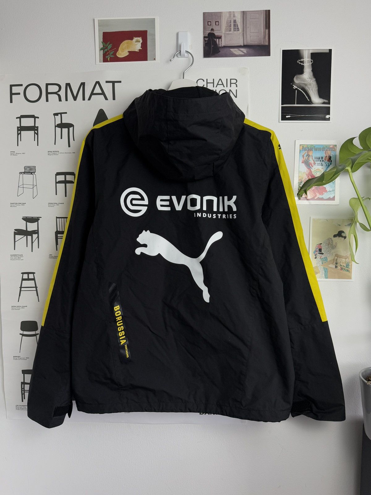 Puma × Vintage Vintage Puma Borussia Dortmund raincoat jacket S football Size US S / EU 44-46 / 1 - 2 Thumbnail