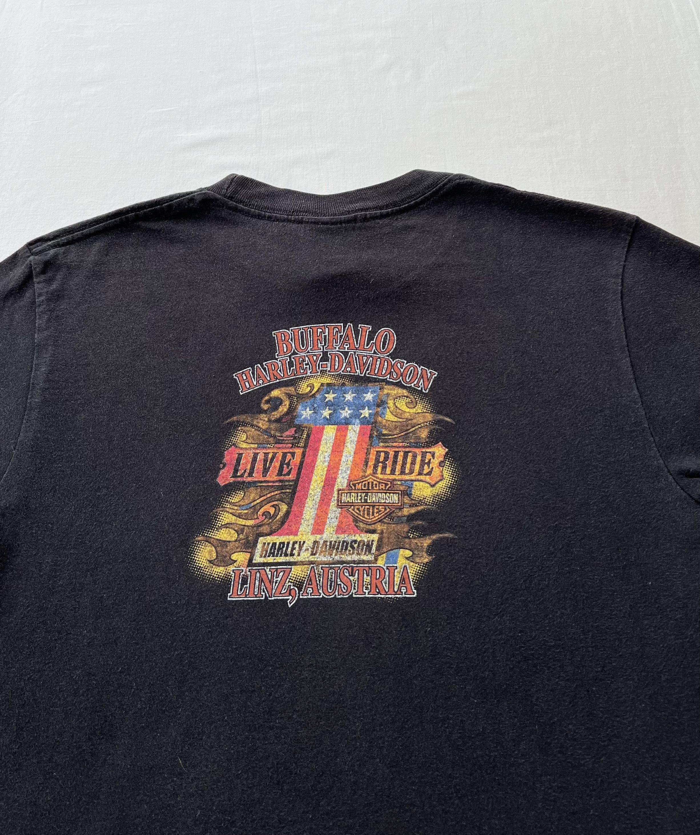 Harley Davidson Vintage 2000s Harley Davidson Joker Clown Austria T-shirt Size US M / EU 48-50 / 2 - 13 Thumbnail