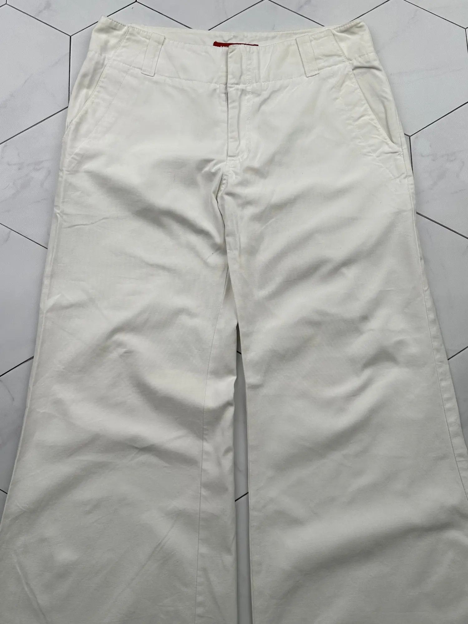 Miss Sixty Miss Sixty Wide Super Flare Pants (B341) Size 30" / US 8 / IT 44 - 2 Thumbnail