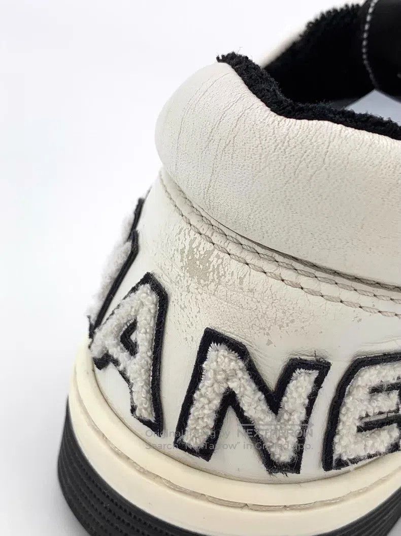 Chanel Chanel Black and white colour matching plush logo letter l Size US 6.5 / IT 36.5 - 8 Thumbnail