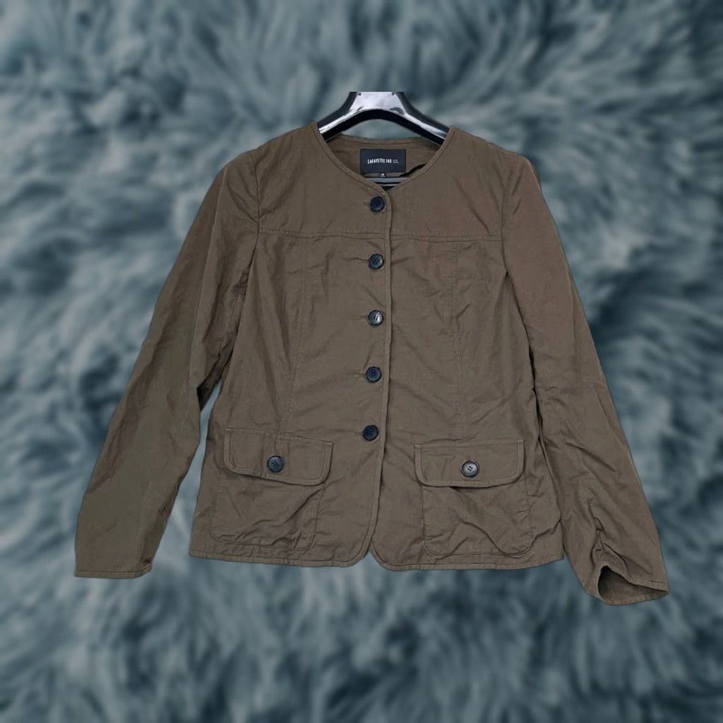 Vintage Lafayette New York Brown Button up Blazer Jacket Women's Size 10 Size L / US 10 / IT 46 - 1 Thumbnail