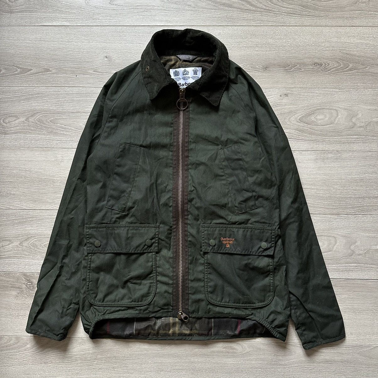 image of Barbour Beacon Bedale Wax Jacket Men’S Size:s in Green, Men's (Size Small)