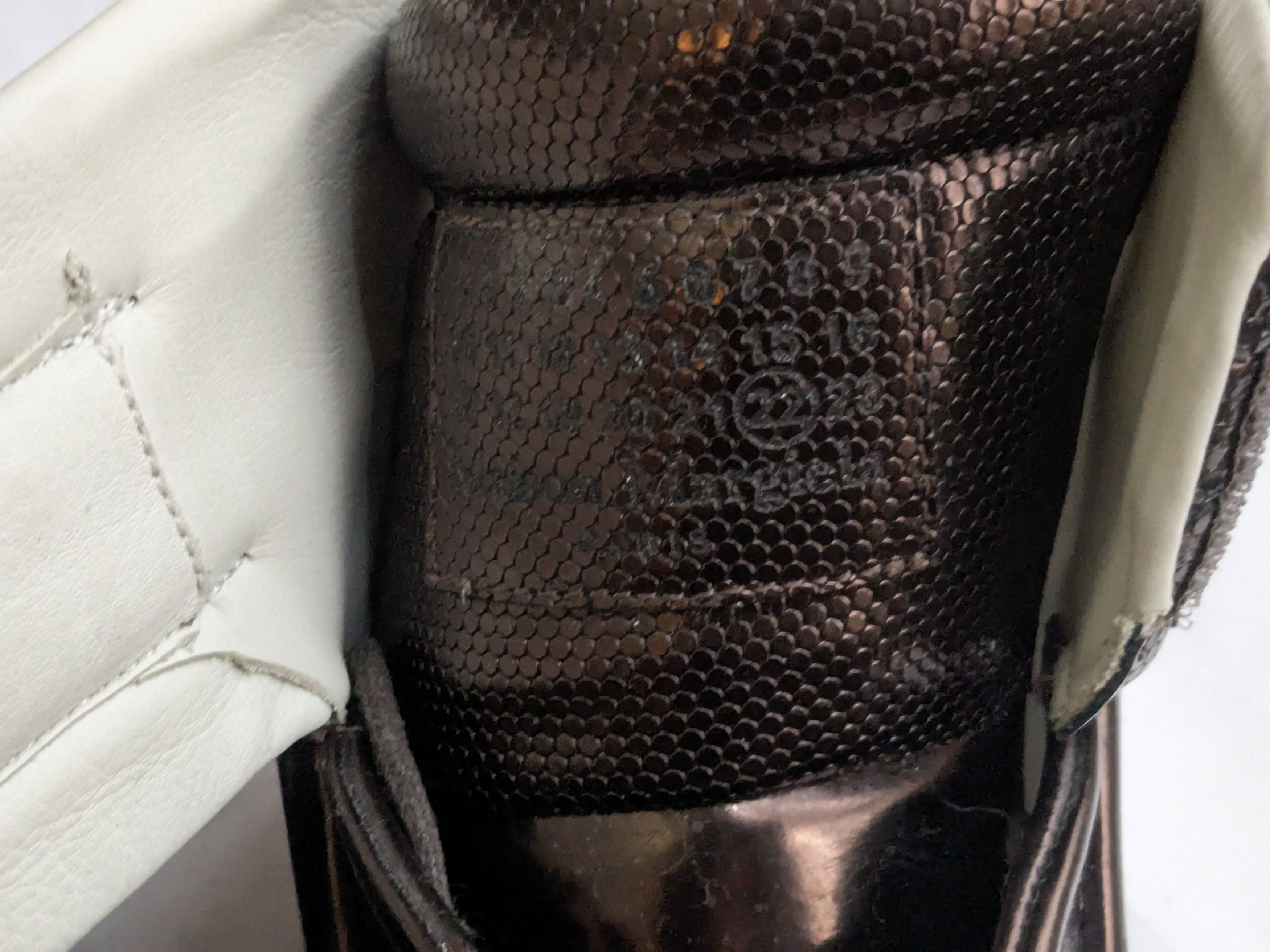 Maison Margiela Maison Margiela Future High Top Sneakers Brown Metallic 9 42 Size US 9 / EU 42 - 4 Thumbnail