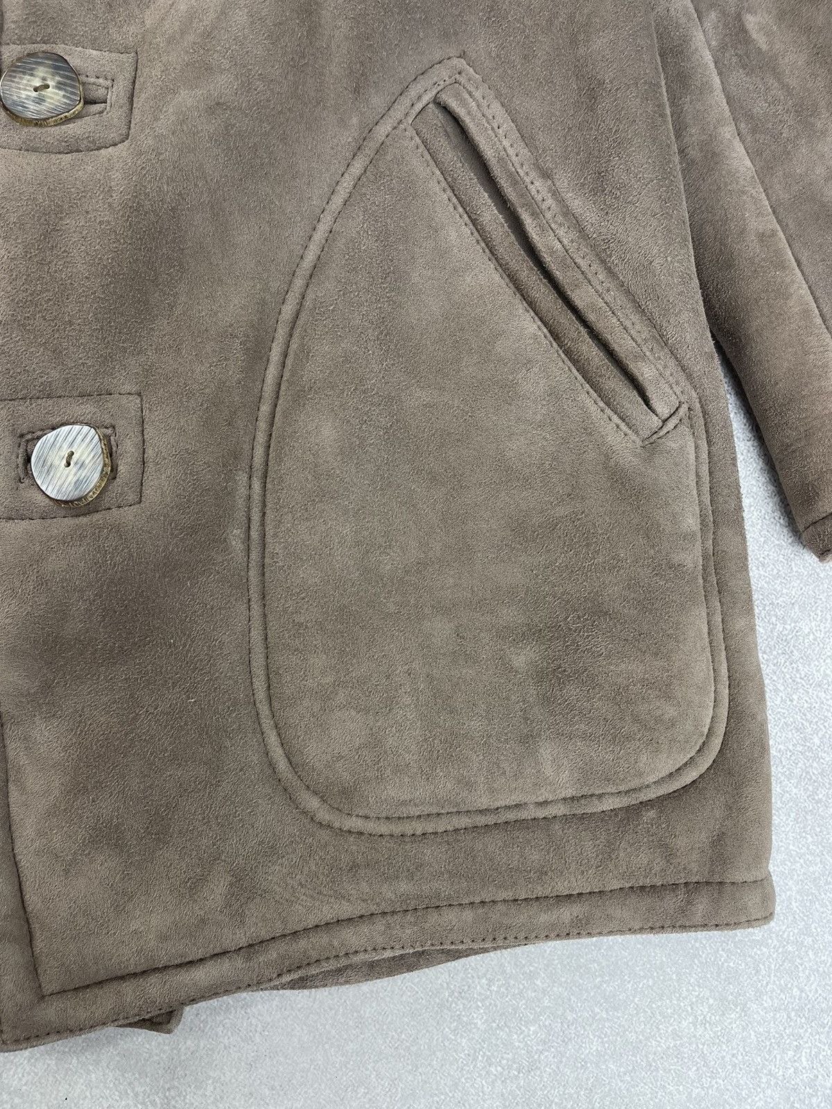 Sawyer of Napa Sawyer Of Napa Suede Suede Sheepskin Western Rancher Jacket Size US M / EU 48-50 / 2 - 4 Thumbnail